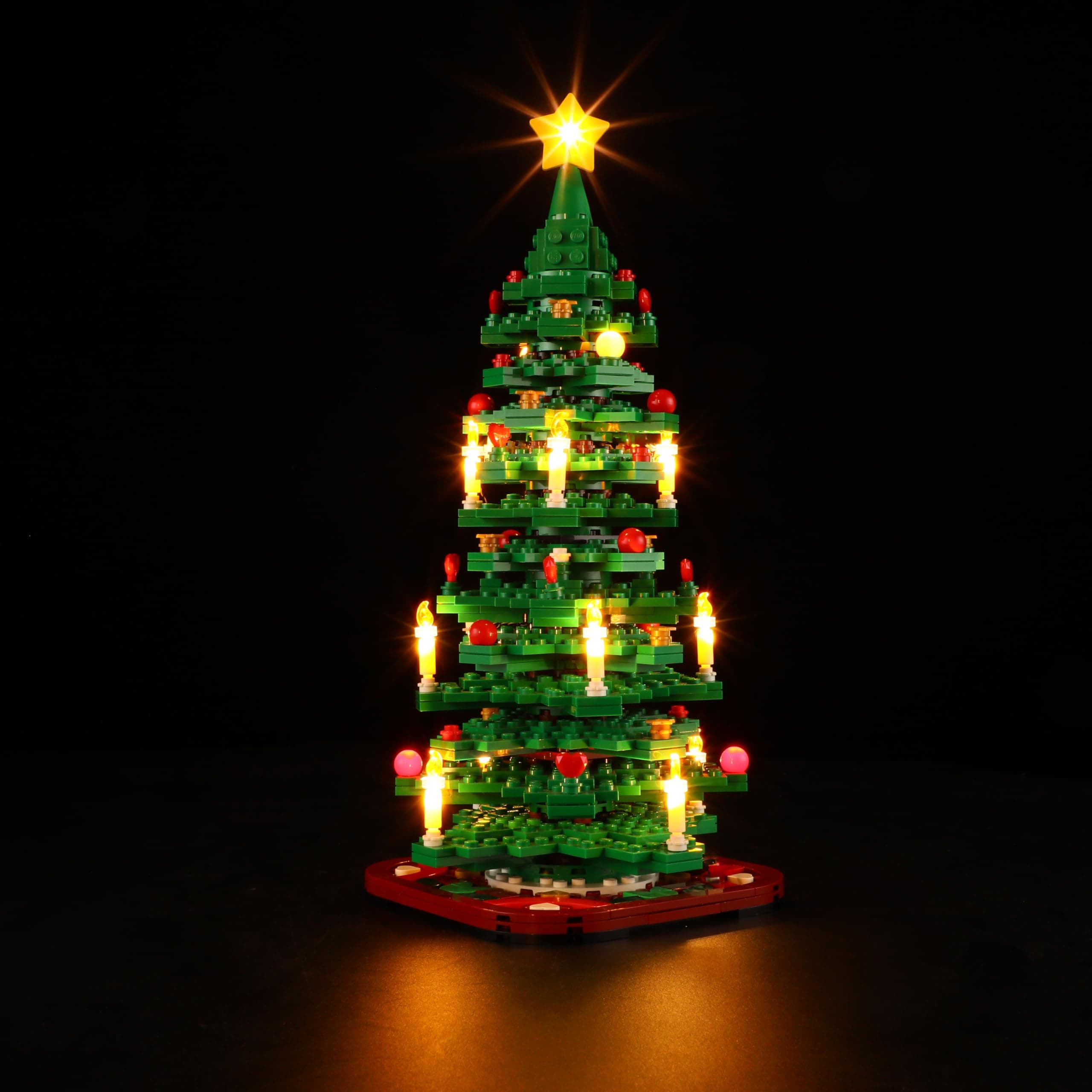 Led Lighting Kit for LEGO-40573 Christmas Tree - Compatible with Lego Building Blocks Model- Not Include The Lego Set