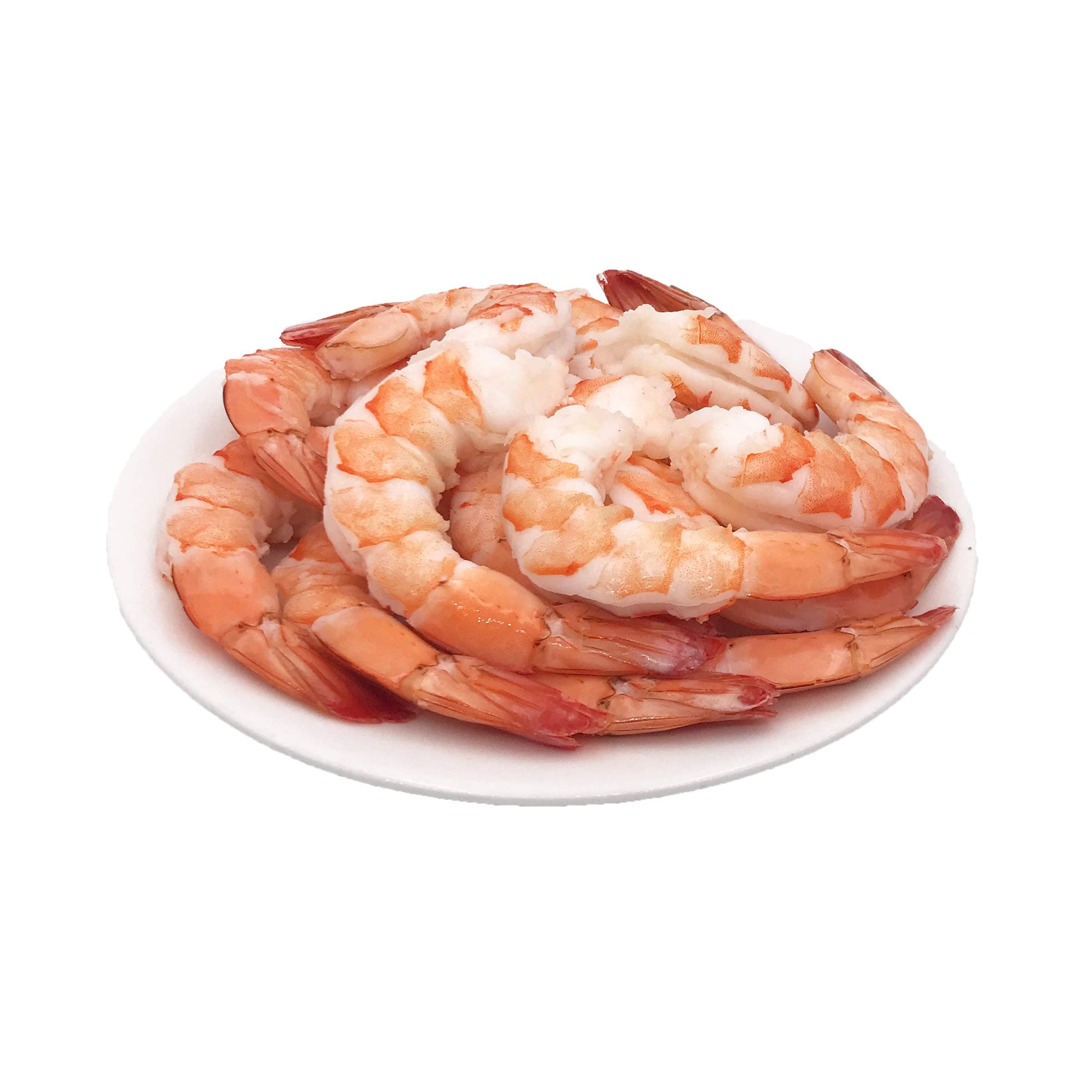 Cooked White Farm Raised 16/20 Shrimp, Previously Frozen