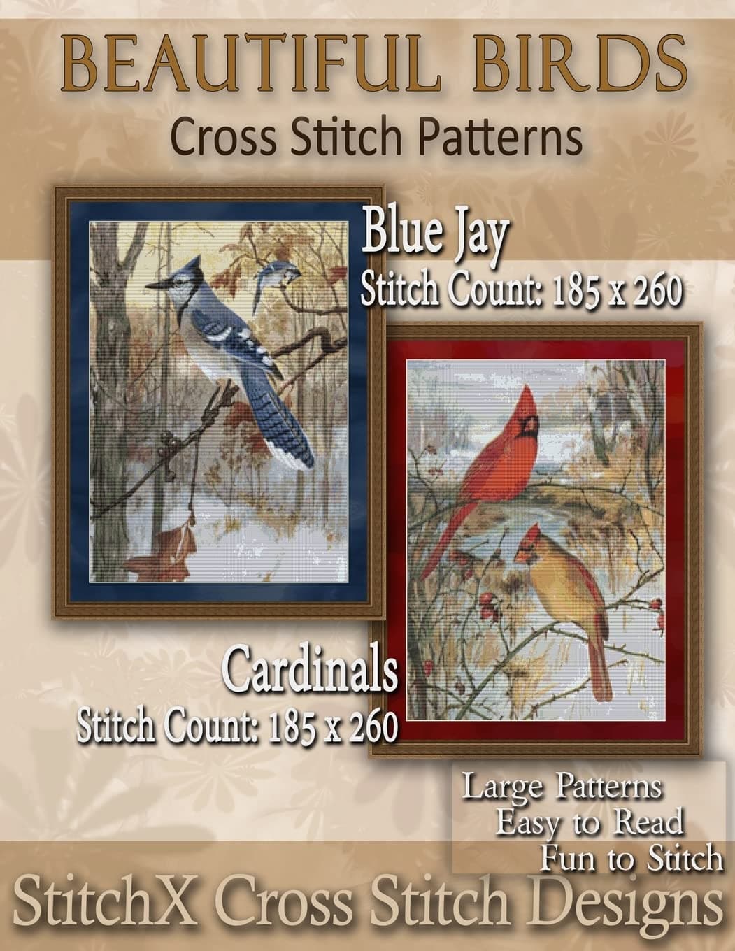 Beautiful Birds Cross Stitch Patterns Paperback – Import, 7 June 2014