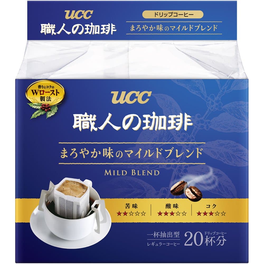 Mild blend 20P of coffee drip mellow taste of UCC craftsman