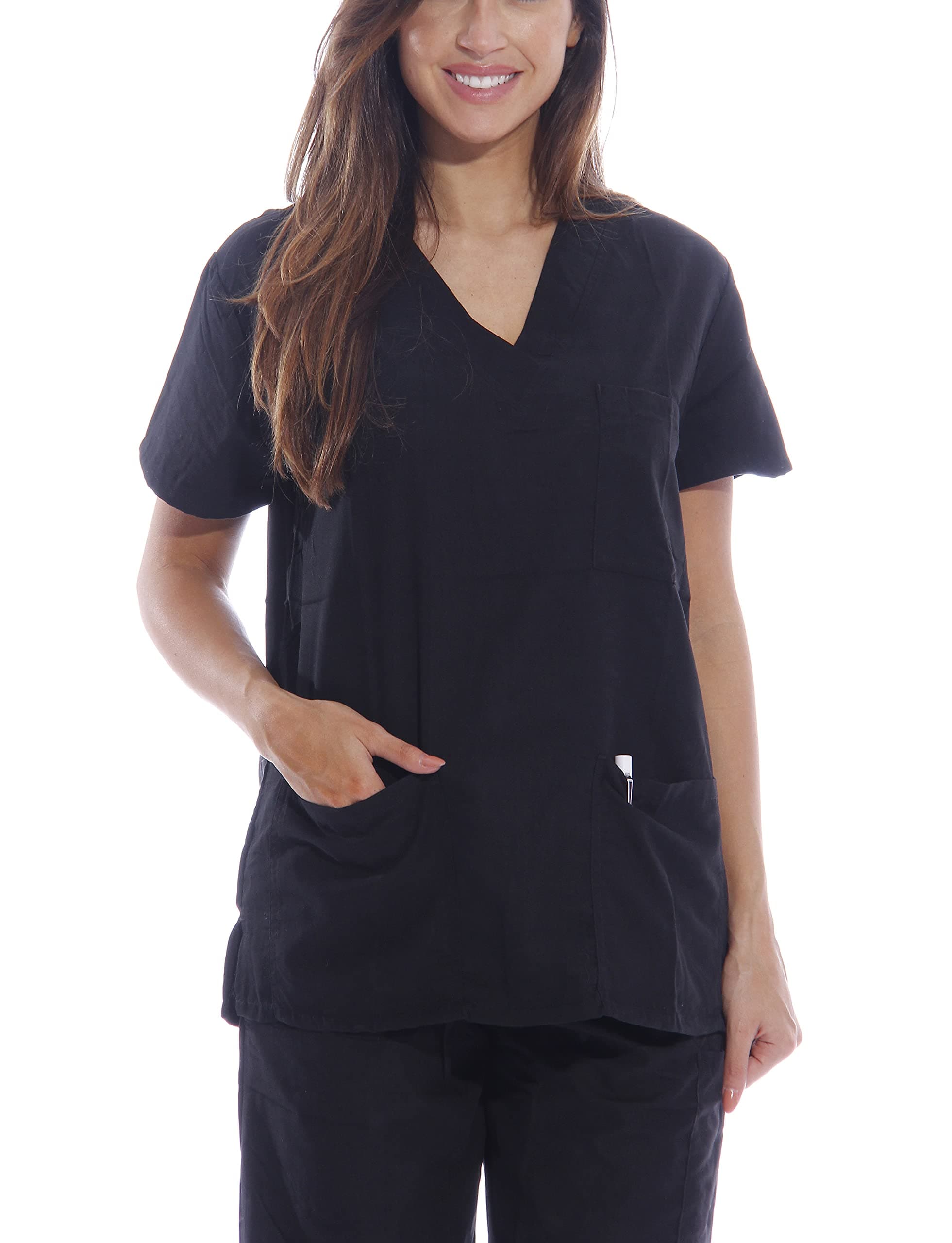 Dreamcrest Ultra Soft Women's Scrub Tops Medical Scrubs Nursing Uniforms