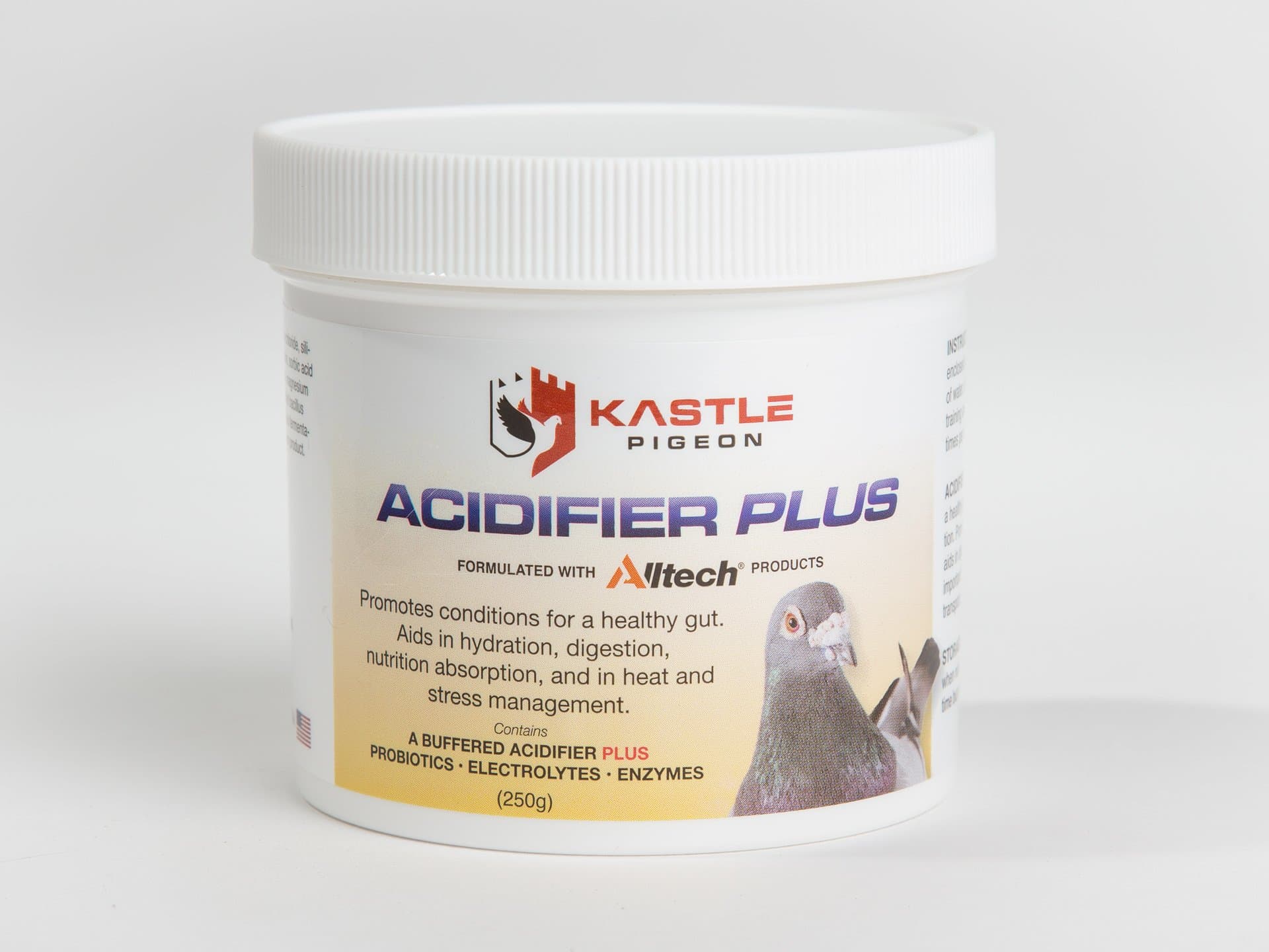 Acidifier Plus Pigeon Probiotics, Acidifier, Electrolytes and Enzymes for Naturally Healthy Pigeons Without Medicine