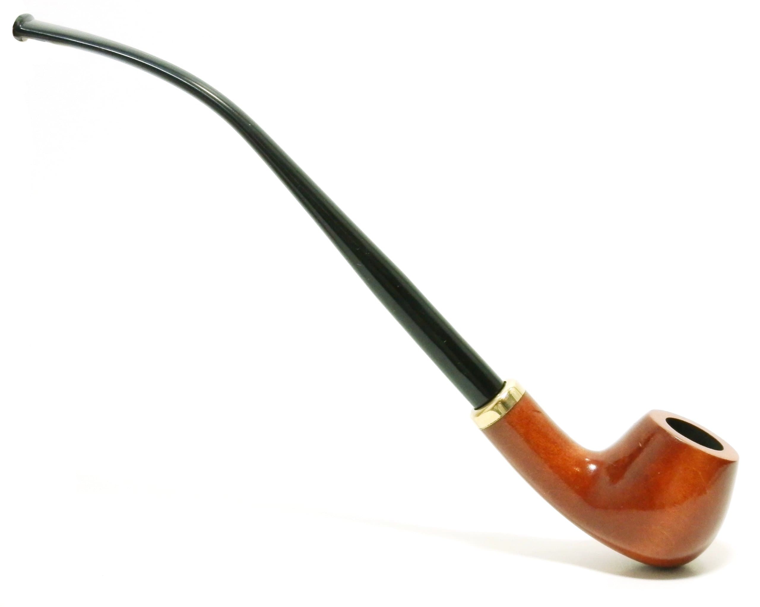 Churchwarden Tobacco Smoke Pipe - From PearWood Roots - High Quality - Hand Made by