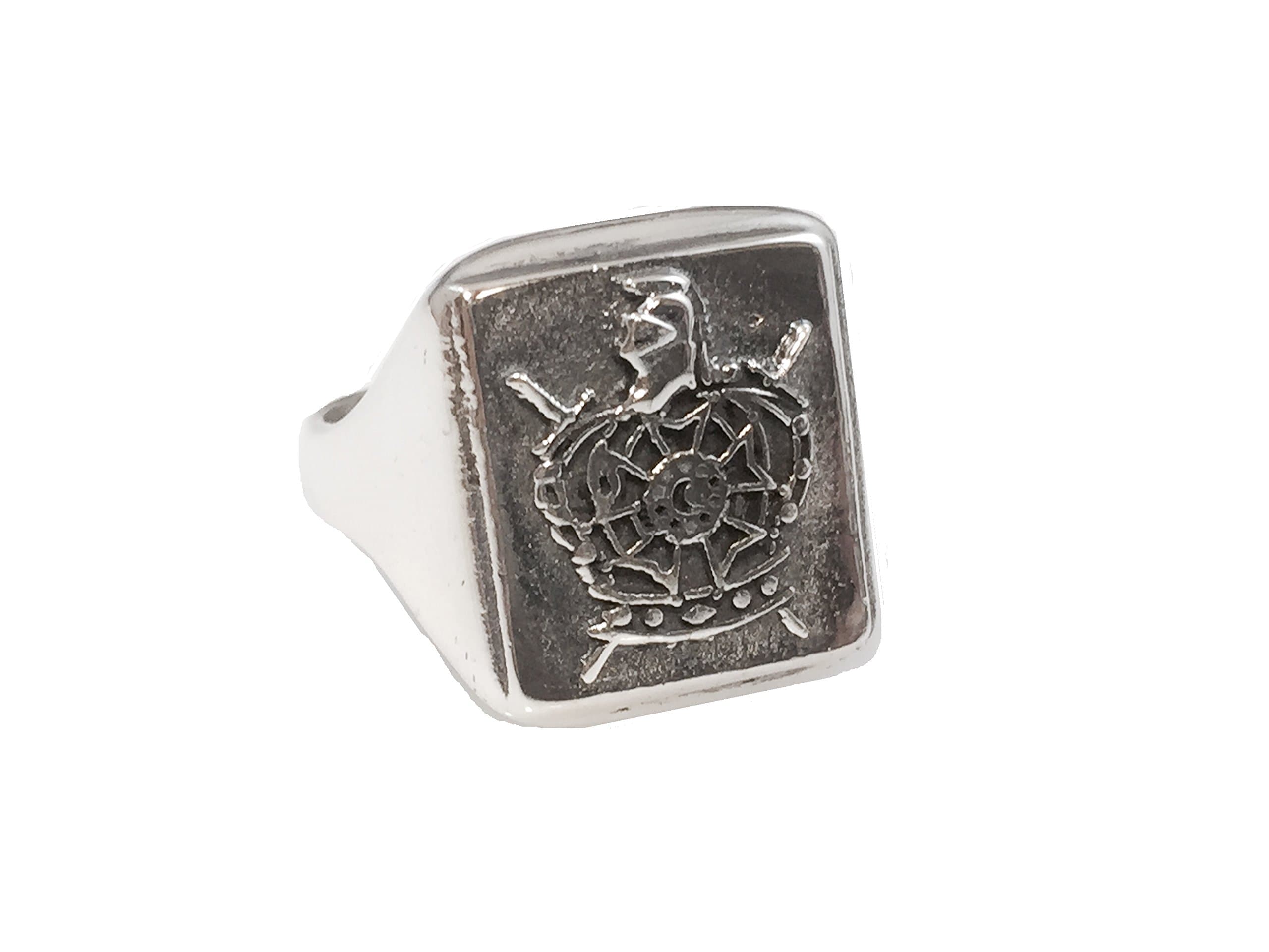 Ezi Zino Order of Demolay Masonic Sterling Silver 925 Ring