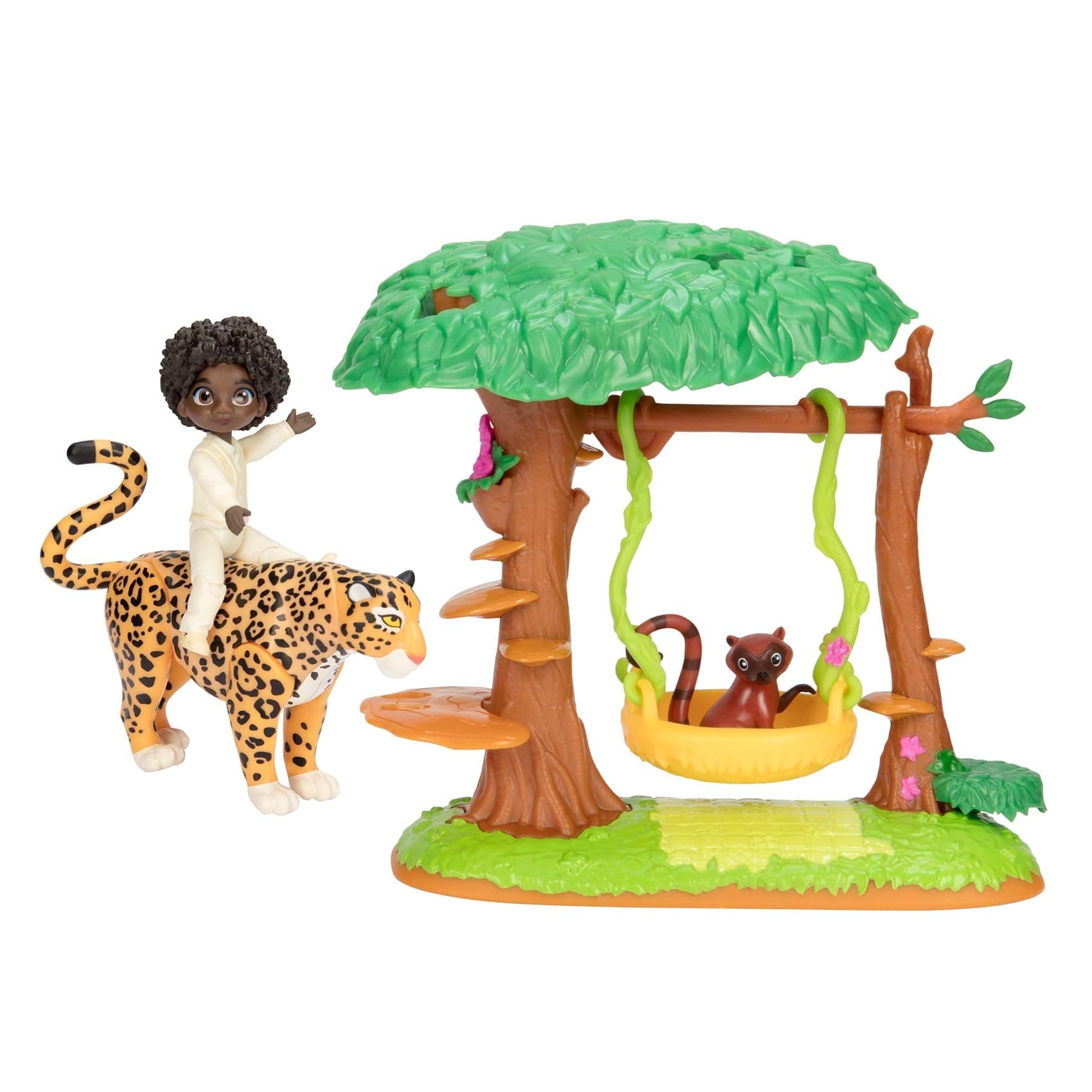 Antonio's Animal Swing Playset with Jaguar Figure