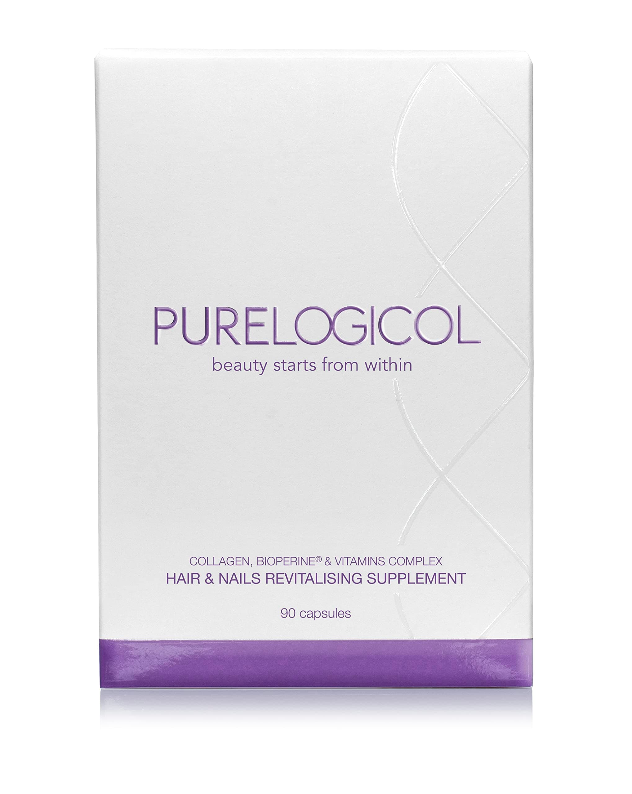 Hair Growth Tablets, with Biotin, Collagen Peptides and B Vitamins Complex, Anti-Hair Loss - Promotes Stronger, Thicker, Fuller Hair - (1 month x 90 Capsules)