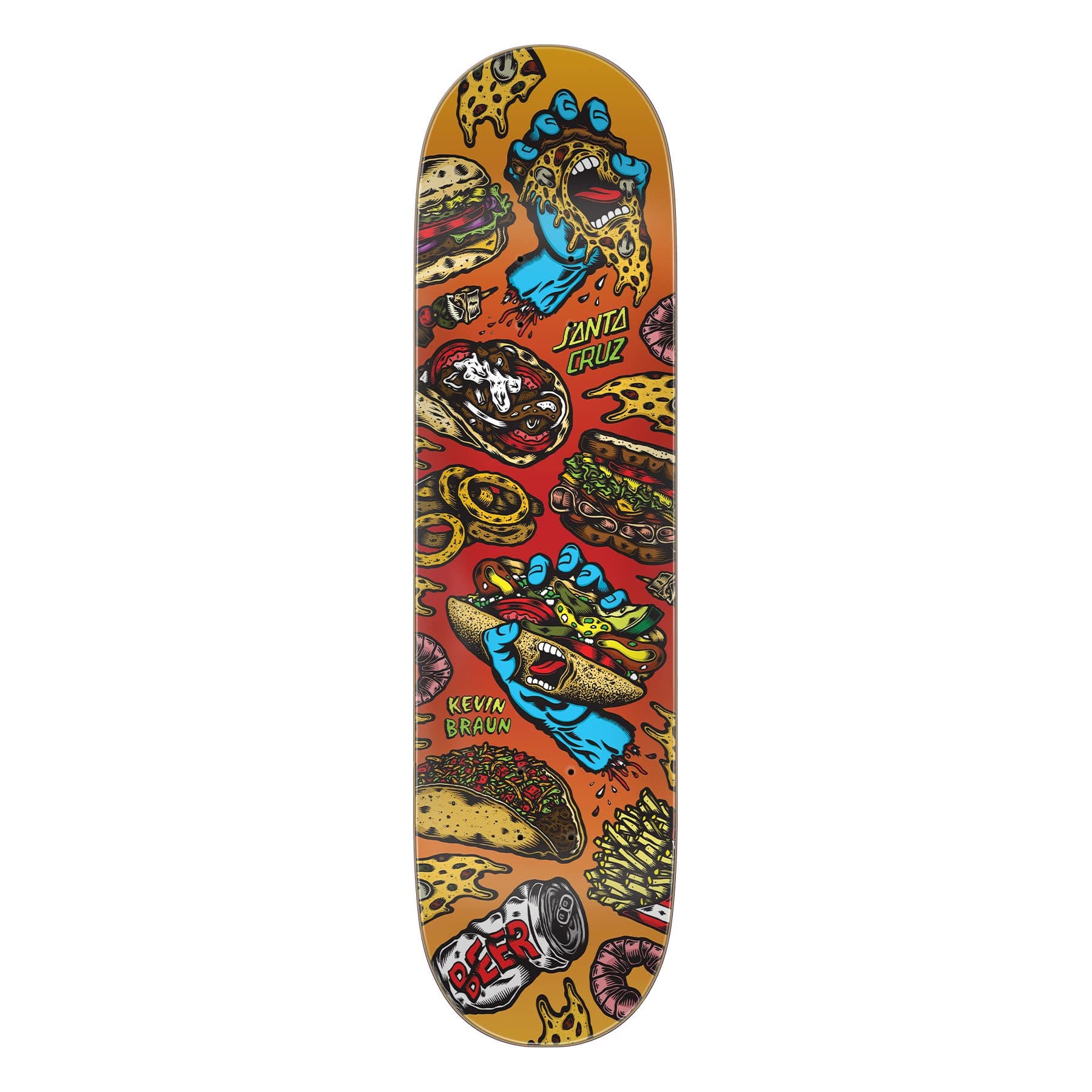 SANTA CRUZBraun Snacks Everslick 8.25in x 31.8in Skateboard Decks