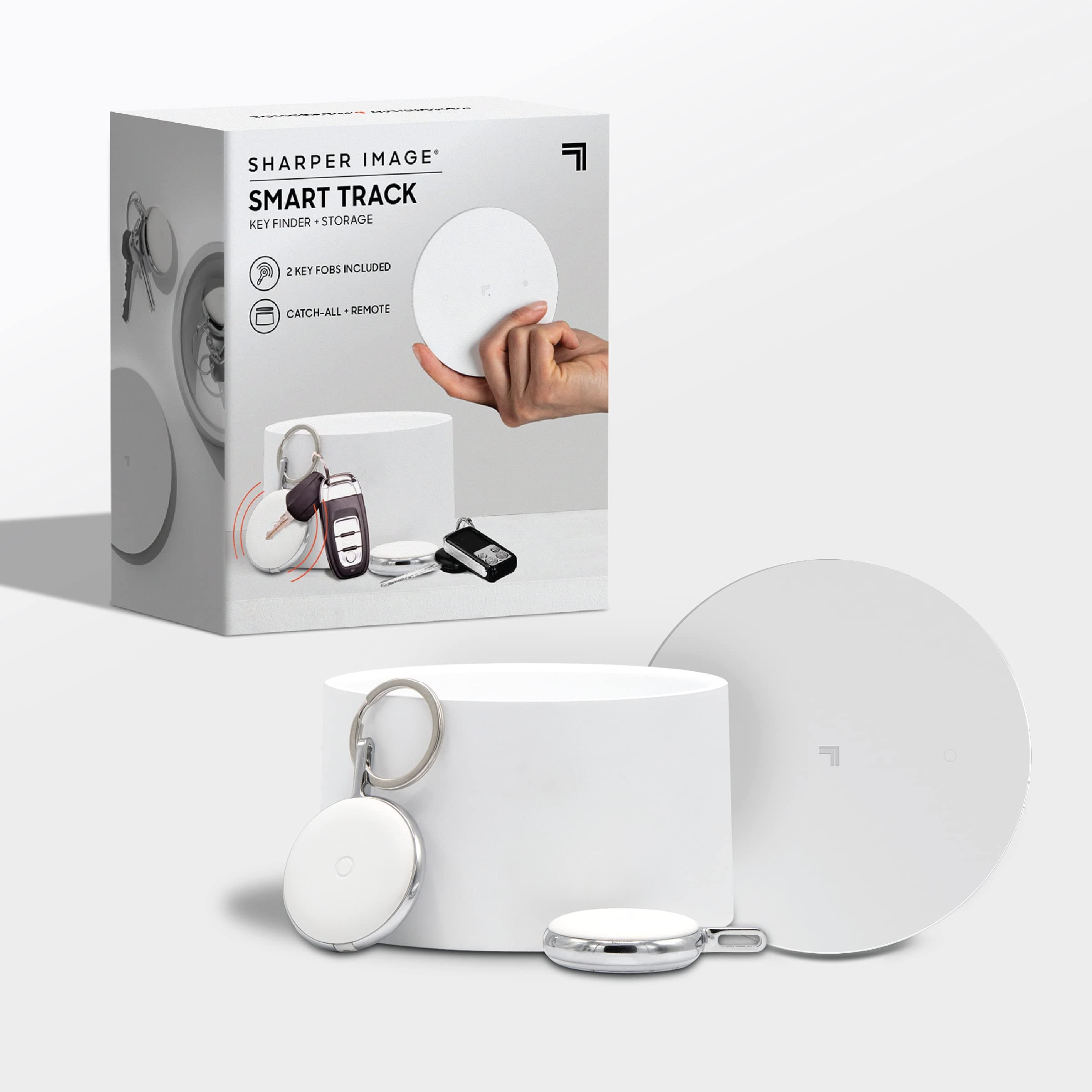 SHARPER IMAGE Auto Keyfinder Magnetic Smart Tracker and Storage