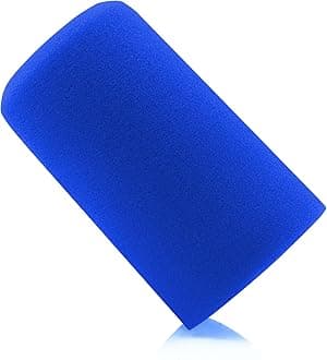 LEFXMOPHY SM7B Pop Filter for Shure SM7B SM7dB Vocal Microphone RK345 Replacement Windscreen,Blue Windsock Cover 1-Pack Wind Foam Cover