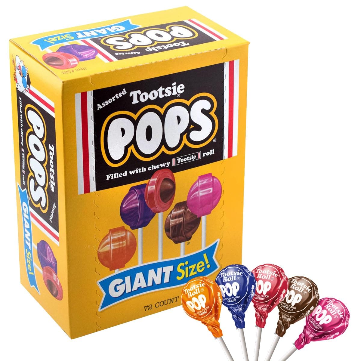 Pops Holiday Candy Bag - 3.5lb Assorted Classic Flavors, 72 Count