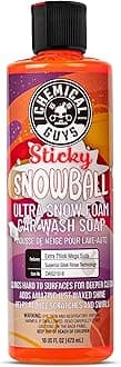 CWS21516 Sticky Snowball Ultra Snow Foam Car Wash Soap (Works with Foam Cannons or Bucket Washes) Safe for Cars, Trucks, Motorcycles, RVs & More 16 fl oz, Cherry Scent