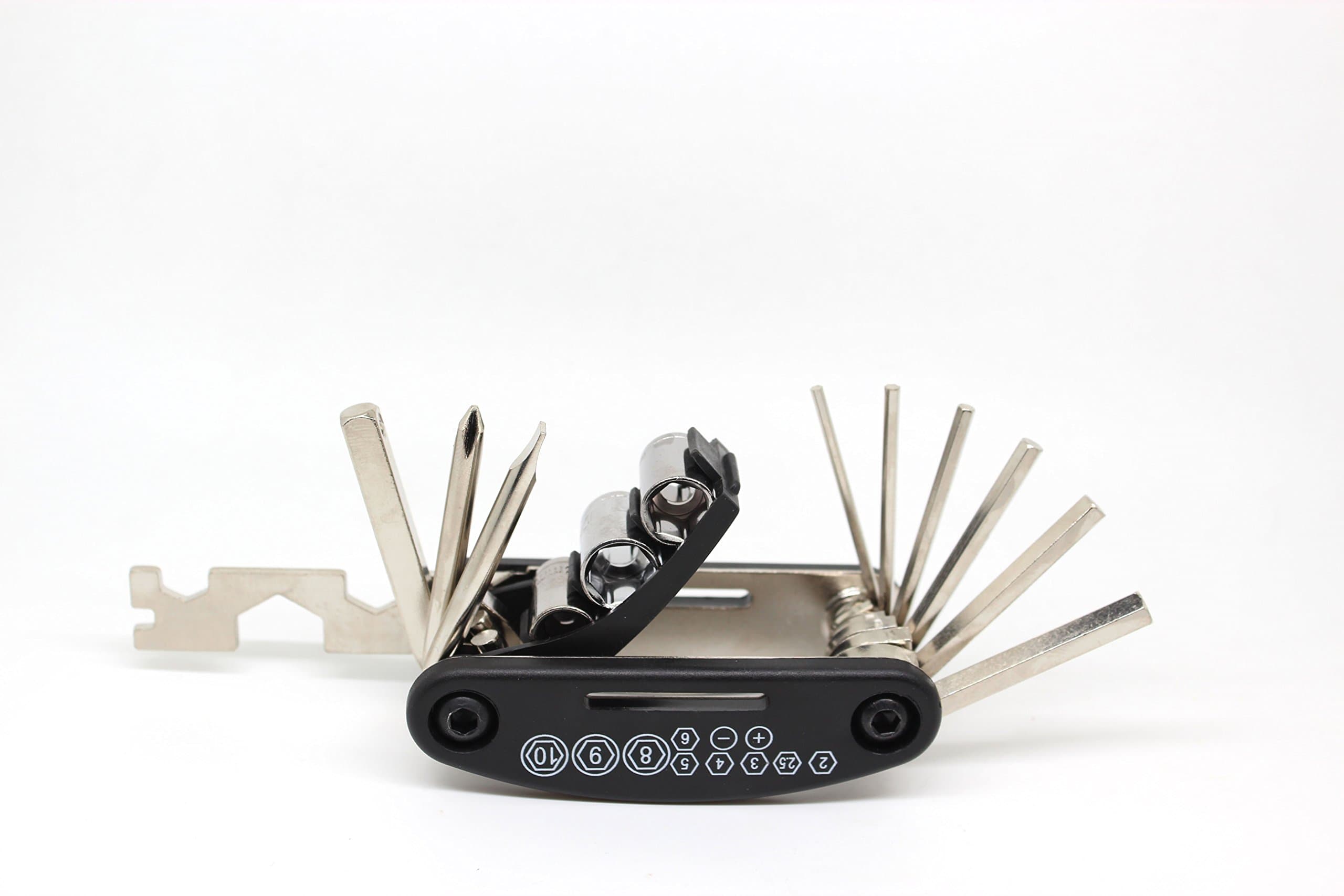 16 in 1 Bike Bicycle Cycling Multi-Function Mechanic Repair Tool Kit