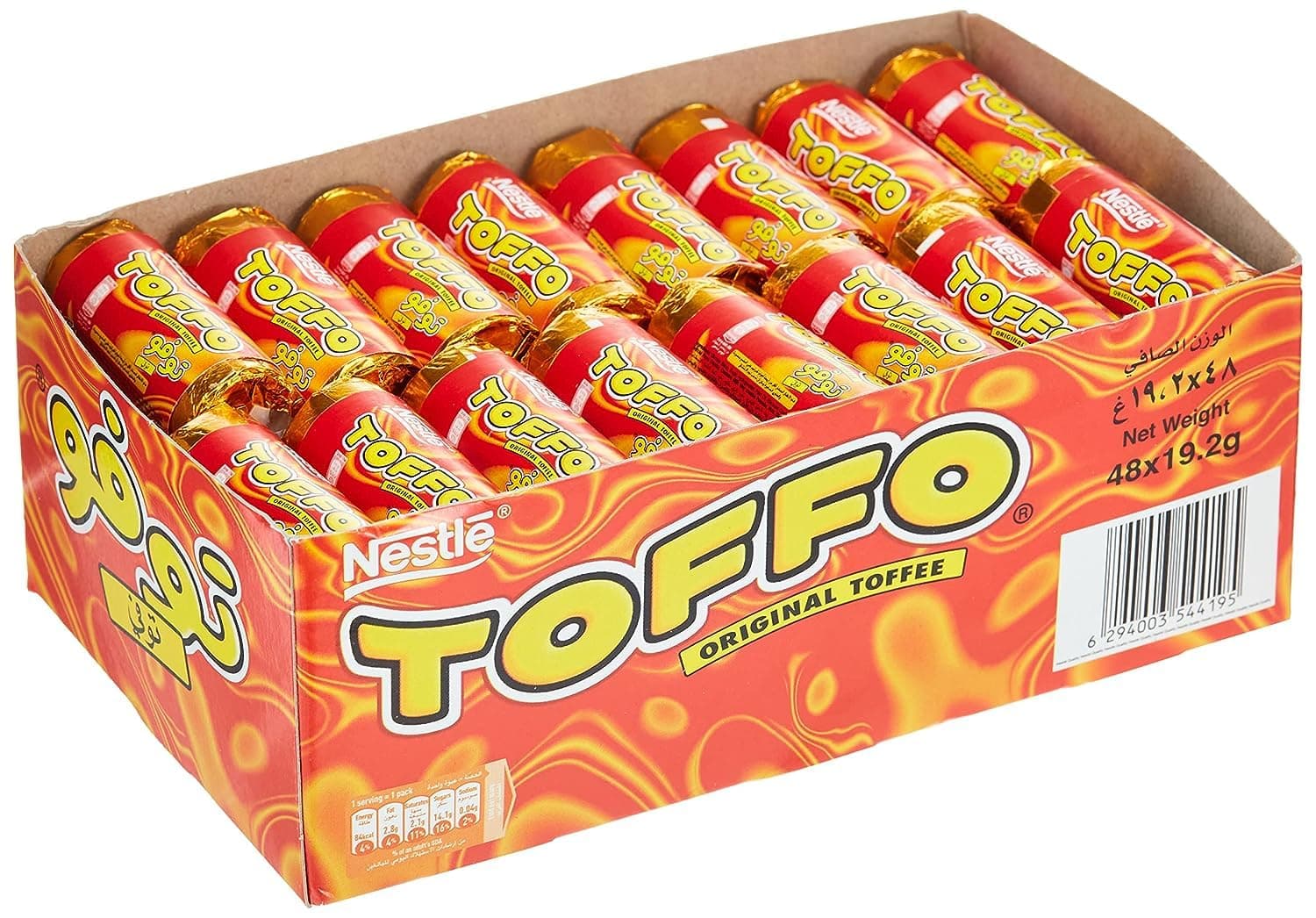 Nestlé Toffo Original Toffee Chocolate 48 x 19.2 g