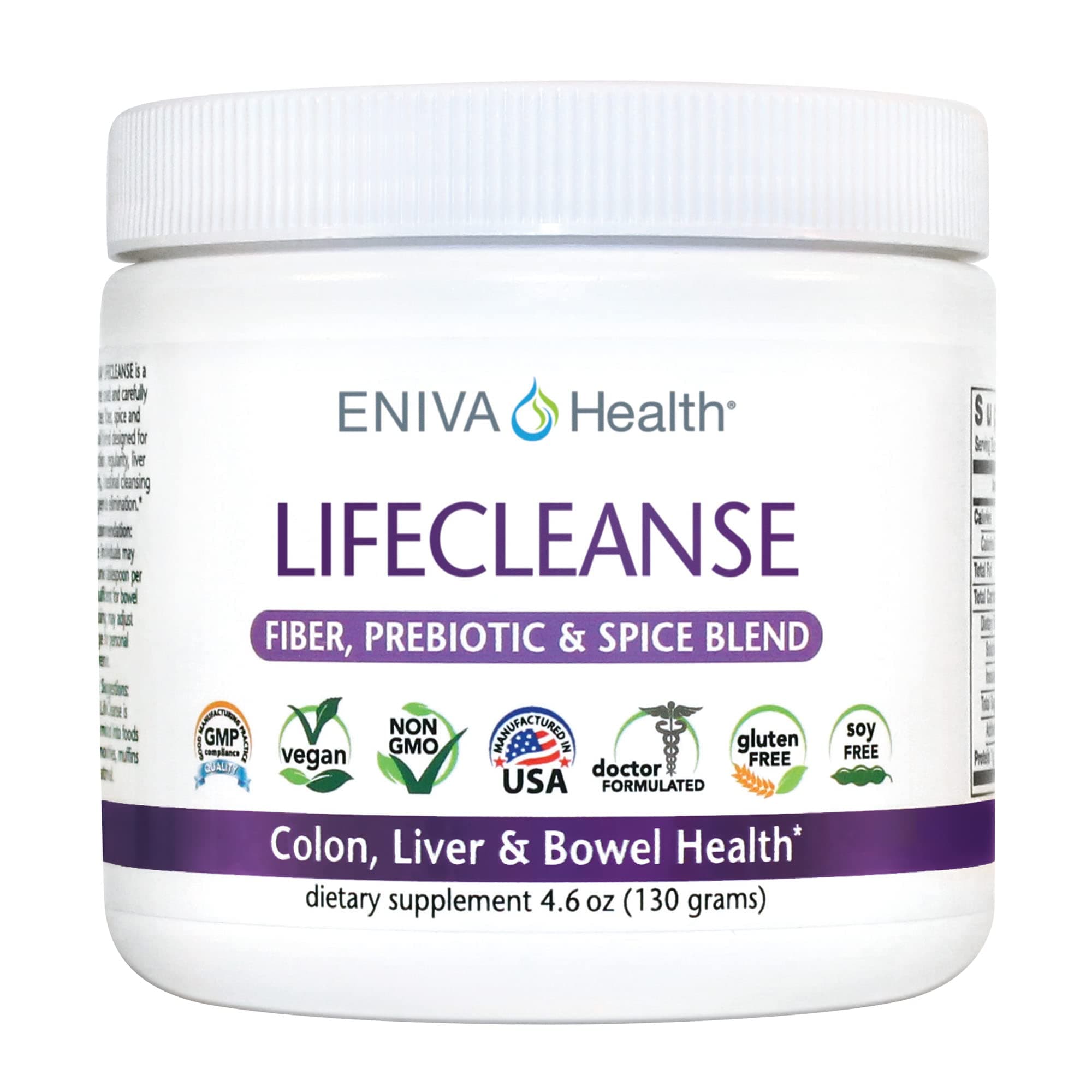 Eniva LifeCleanse Natural Fiber Complex Powder (4.23 oz)