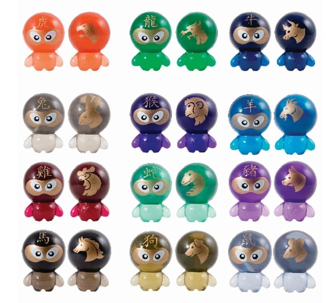 Bok Choy Boy ~ Chinese Zodiac Set of 12