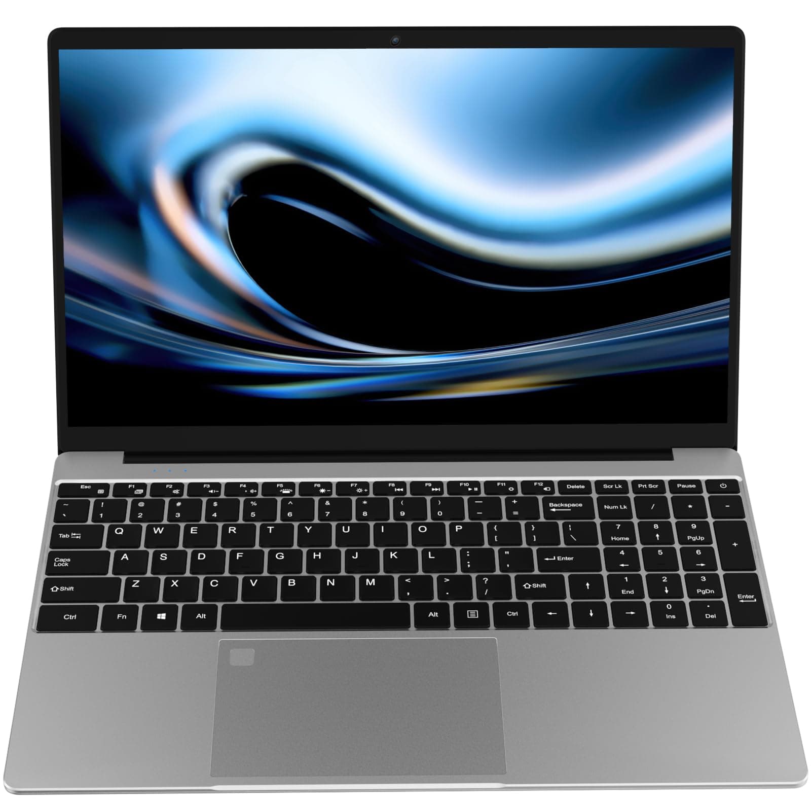 Windows Laptop Computer, 16GB DDR4 RAM, 512GB M2 PCIe NVMe SSD, 1.7-3.4GHz Intel N95, 15.6" FHD IPS LCD 180° Screen, Backlight Keyboard, Fingerprint Reader, USB-A, Upgrade 9.5TB Storage [2024]