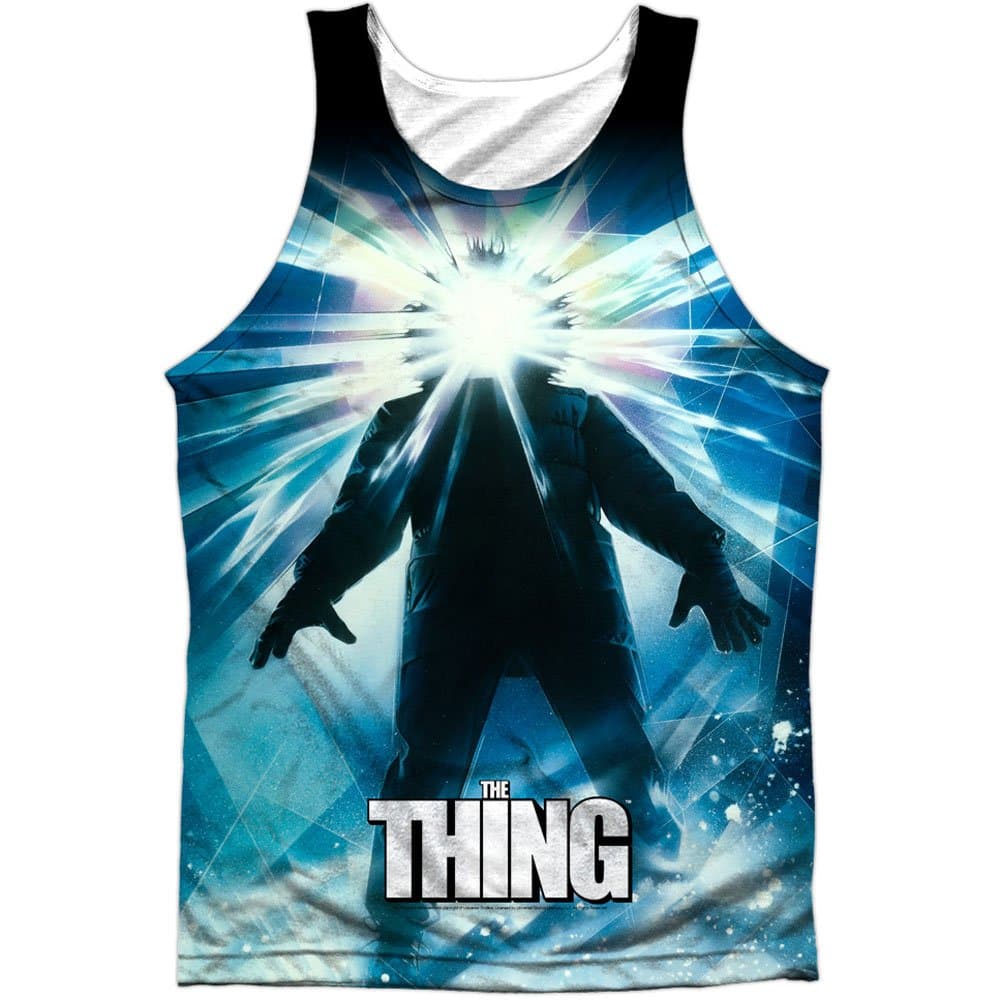 The Thing 1982 Sci-Fi Alien Movie Film Poster Front/Back Print Tank Top Shirt