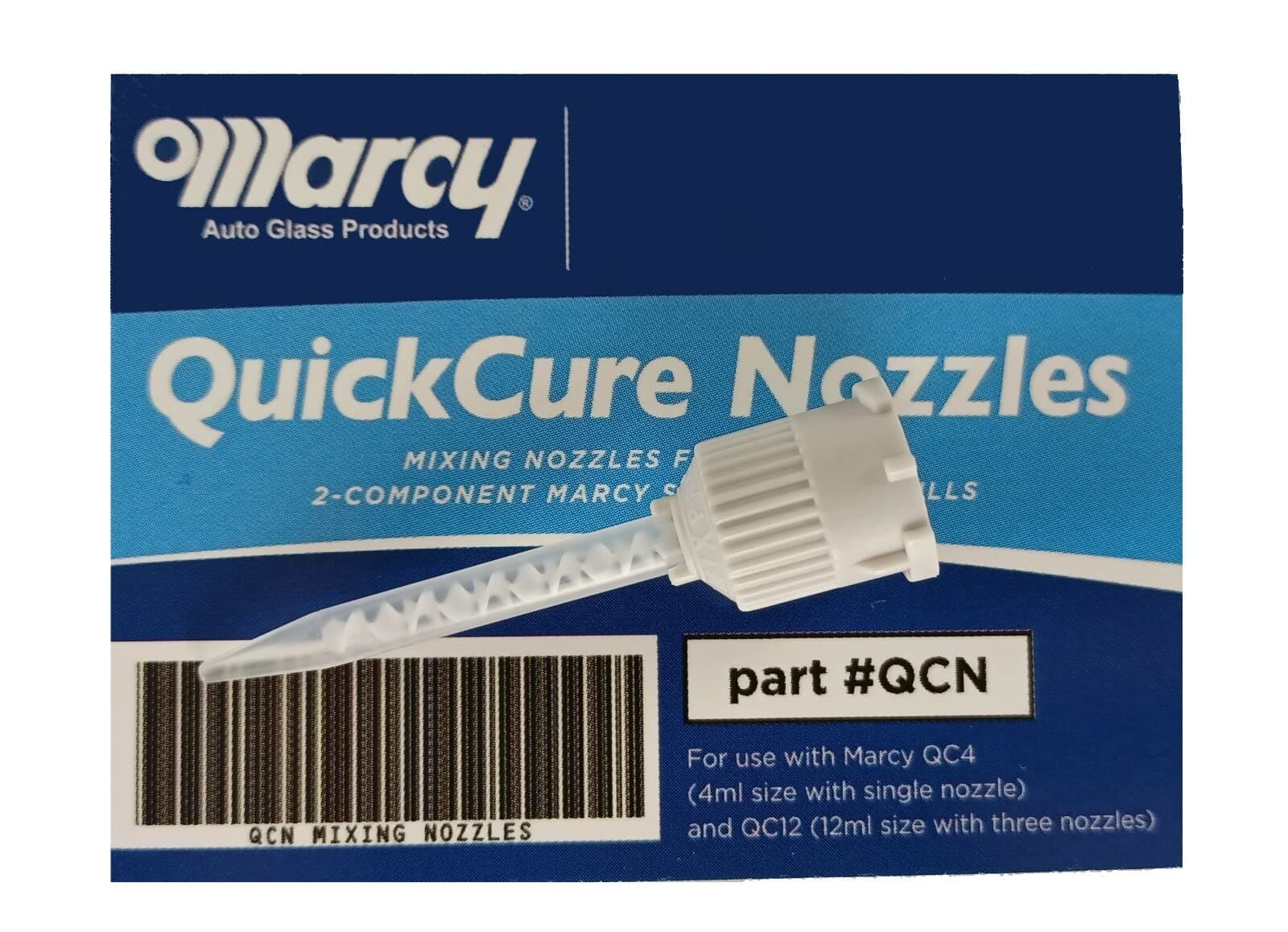 Marcy AdhesivesQCN QuickCure Replacement Nozzles 10 per Bag for QC4 and QC12 Applications