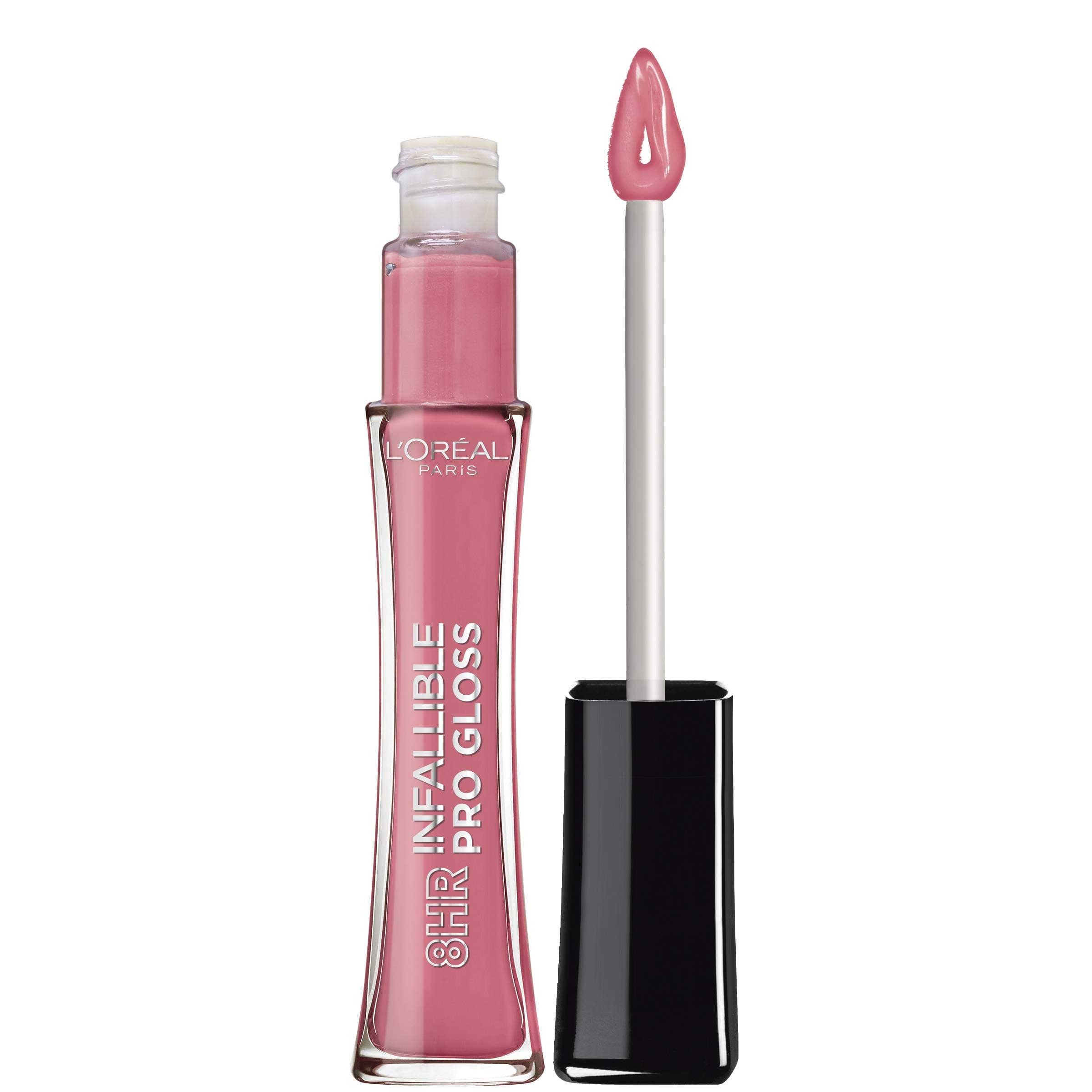 LāOrĆ©al Paris (Nightfall Rose) - L'Oreal Makeup Infallible 8 Hour Hydrating Lip Gloss, Nightfall Rose, 15ml