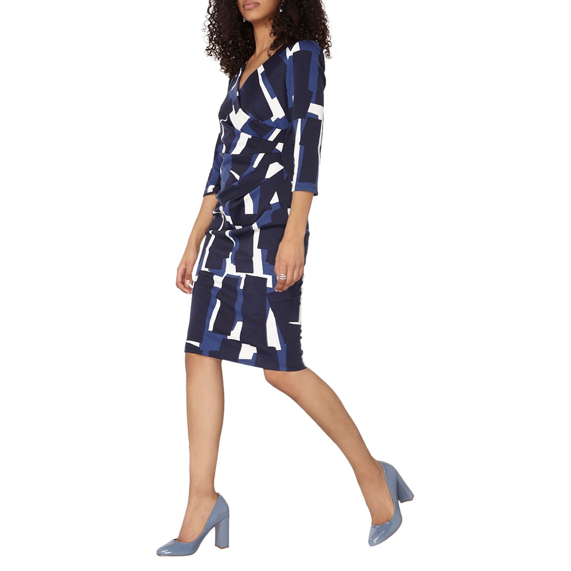 Dorothy Perkins Women's Lily & Franc: Geo Panel Bodycon Dress