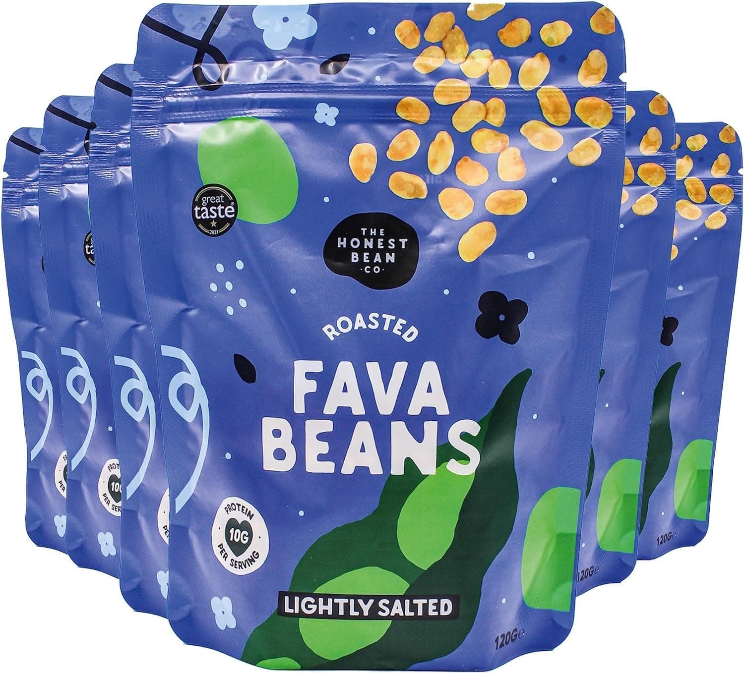 The Honest Bean Co Fava Beans, Lightly Salted