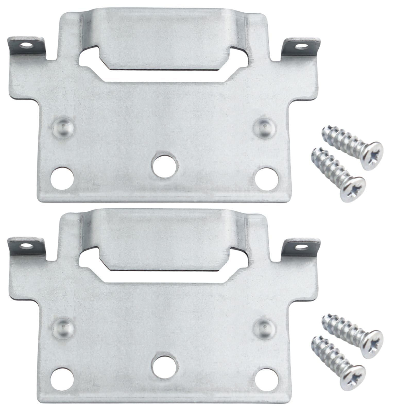 Mounting Plate Bed Fitting 116791 Suitable as Replacement Part for Ikea Malm Brimnes Bed Middle Bar Skorva (2 Pieces + 4 Screws)