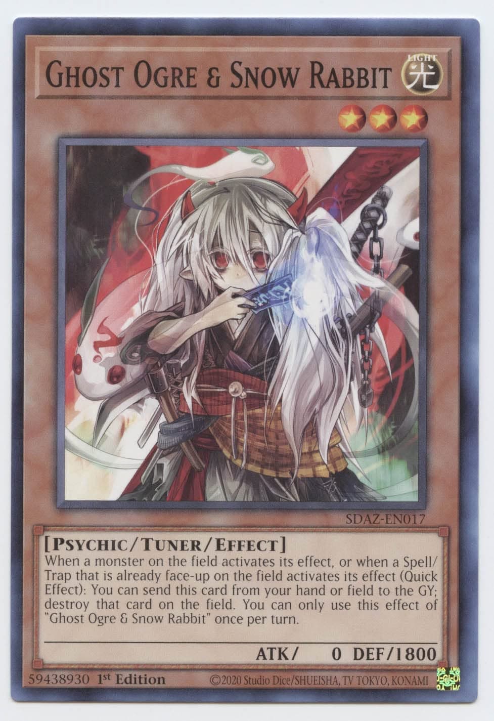 Ghost Ogre & Snow Rabbit - SDAZ-EN017 - Common - 1st Edition