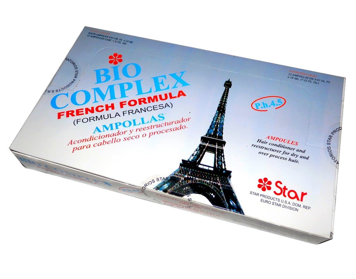 Star Bio Complex French Formula Hair Conditioner 12 Vials