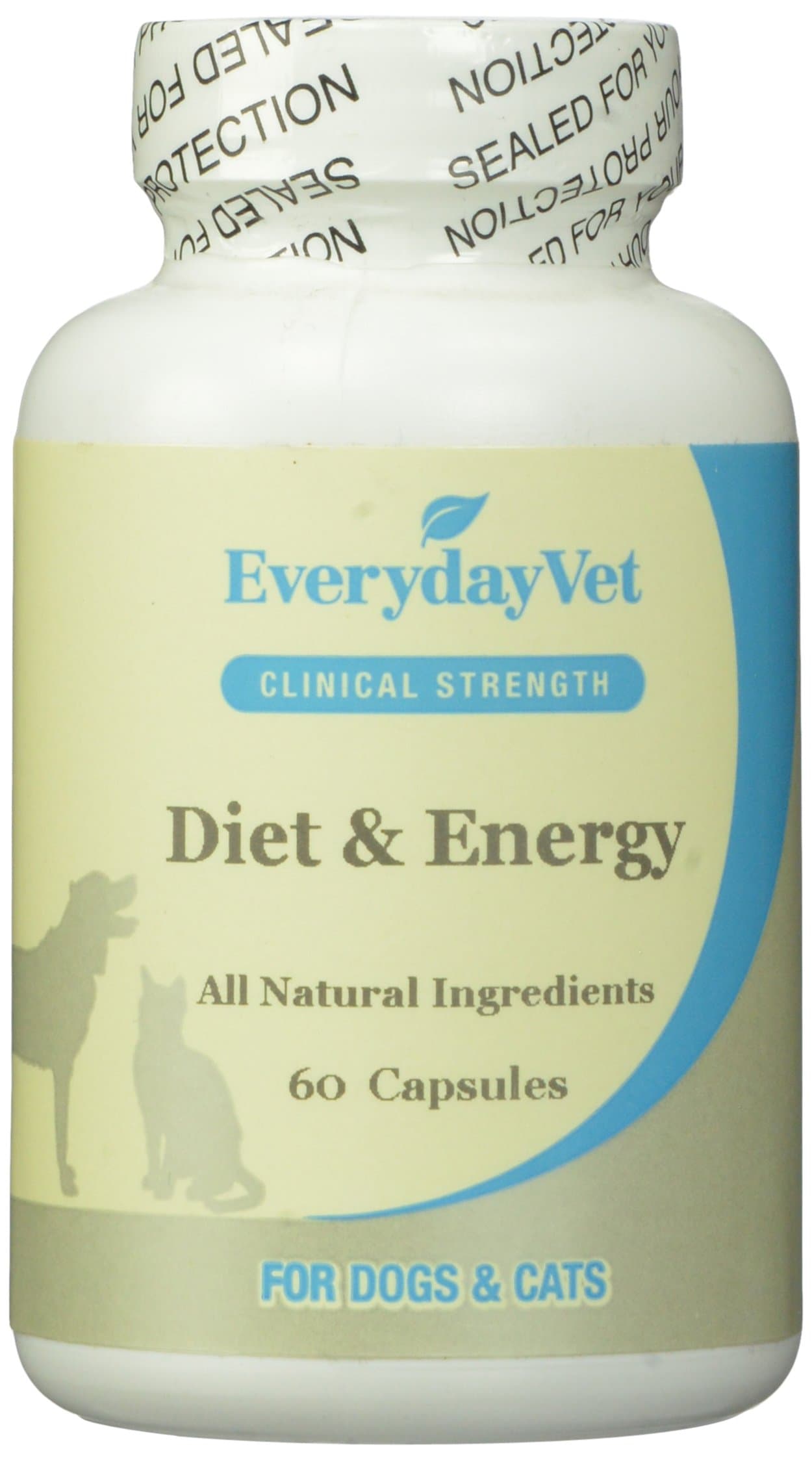 EverydayVet Diet and Energy, Contains 60 Capsules Per Bottle