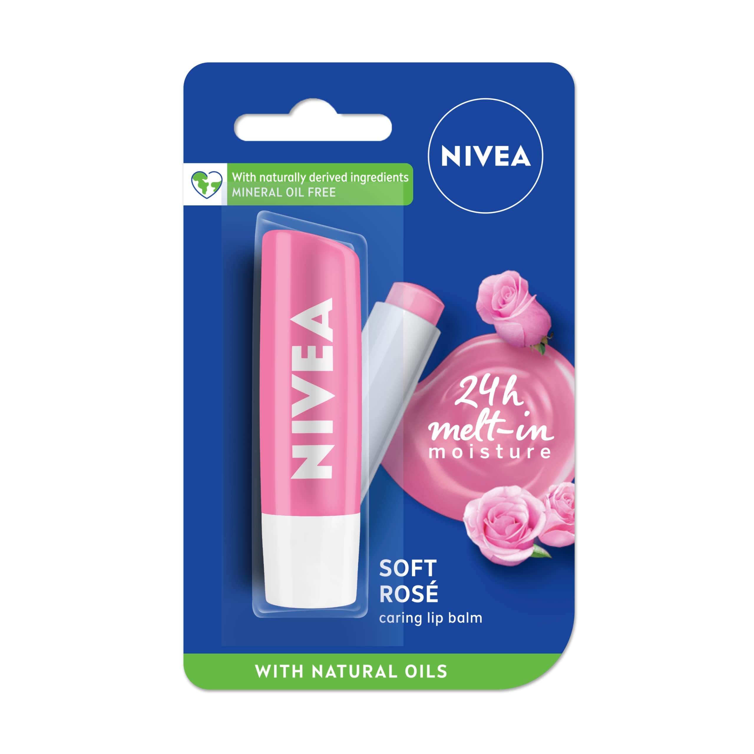 Soft Rose Shine 4.8g Lip Balm|24 H Melt in Moisture Formula|Natural Oils|Glossy Finish,4.8 g (Pack of 1)