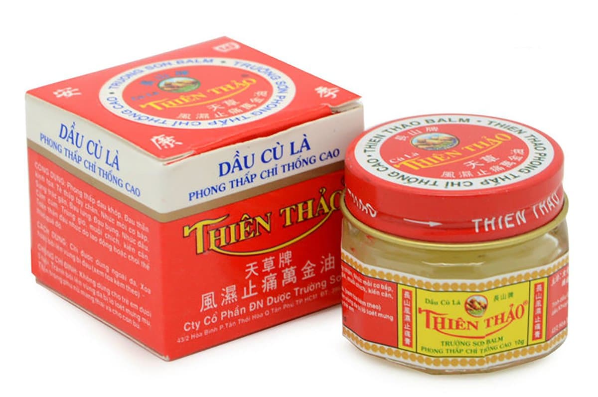 05 Boxes *30g Thien Thao - Truong Son Balm - Dizziness Colds Muscle Aches Sprains