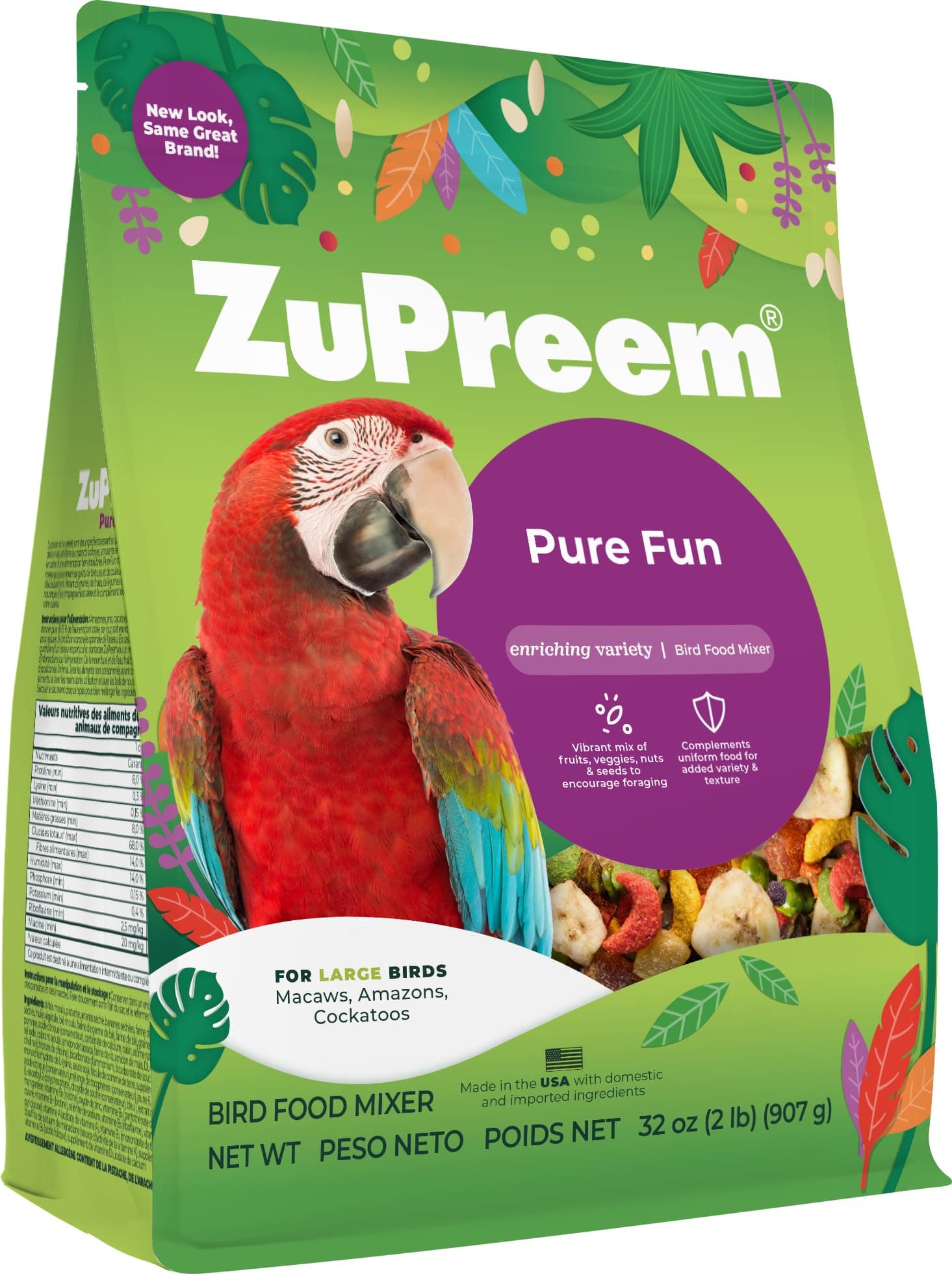 Pure Fun Bird Food For Large Birds