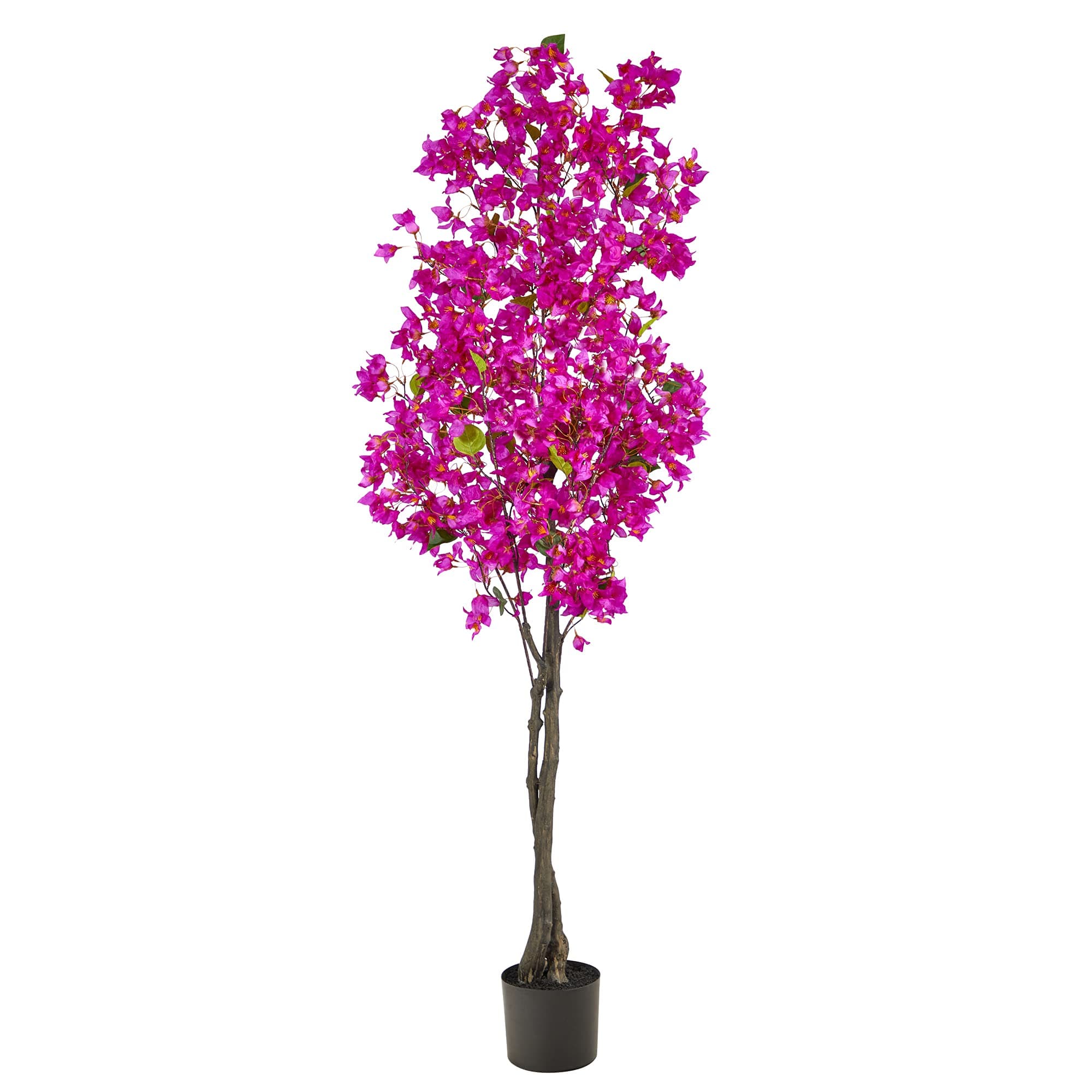 Nearly Natural 6ft. Bougainvillea Artificial Tree, 26 In. W x 10 In. D x 72 In. H
