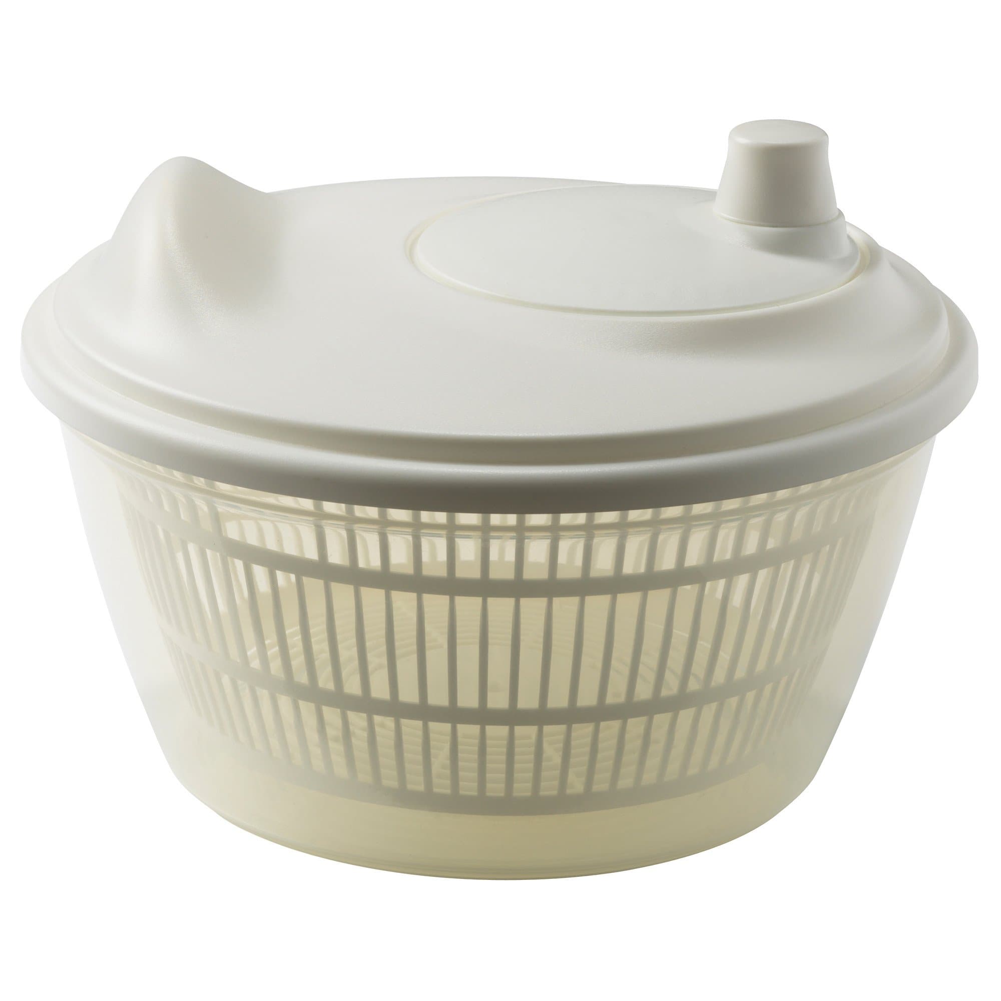 2 X Ikea 601.486.78 Tokig Salad Spinner, White