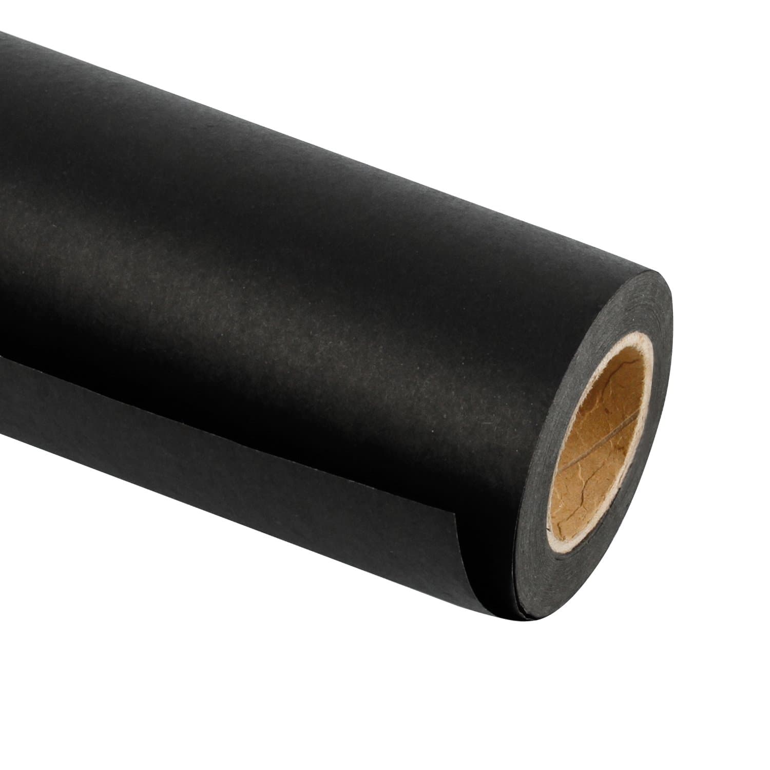 RUSPEPA Black Kraft Paper Roll - 122 cm x 30 m - Recyclable Paper Perfect for Gift Wrapping, Craft, Packing, Floor Covering, Dunnage, Parcel, Table Runner