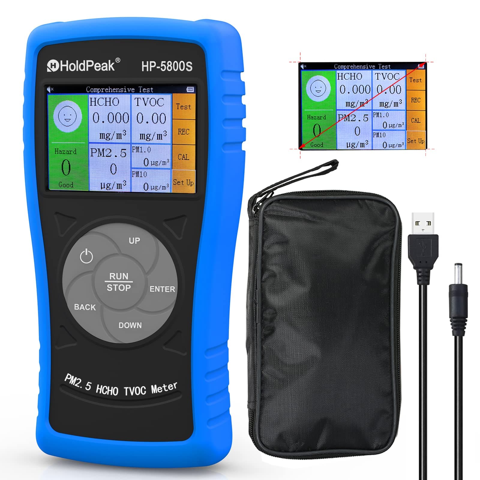 RQ-5800S 3 in 1 Air Quality Monitor