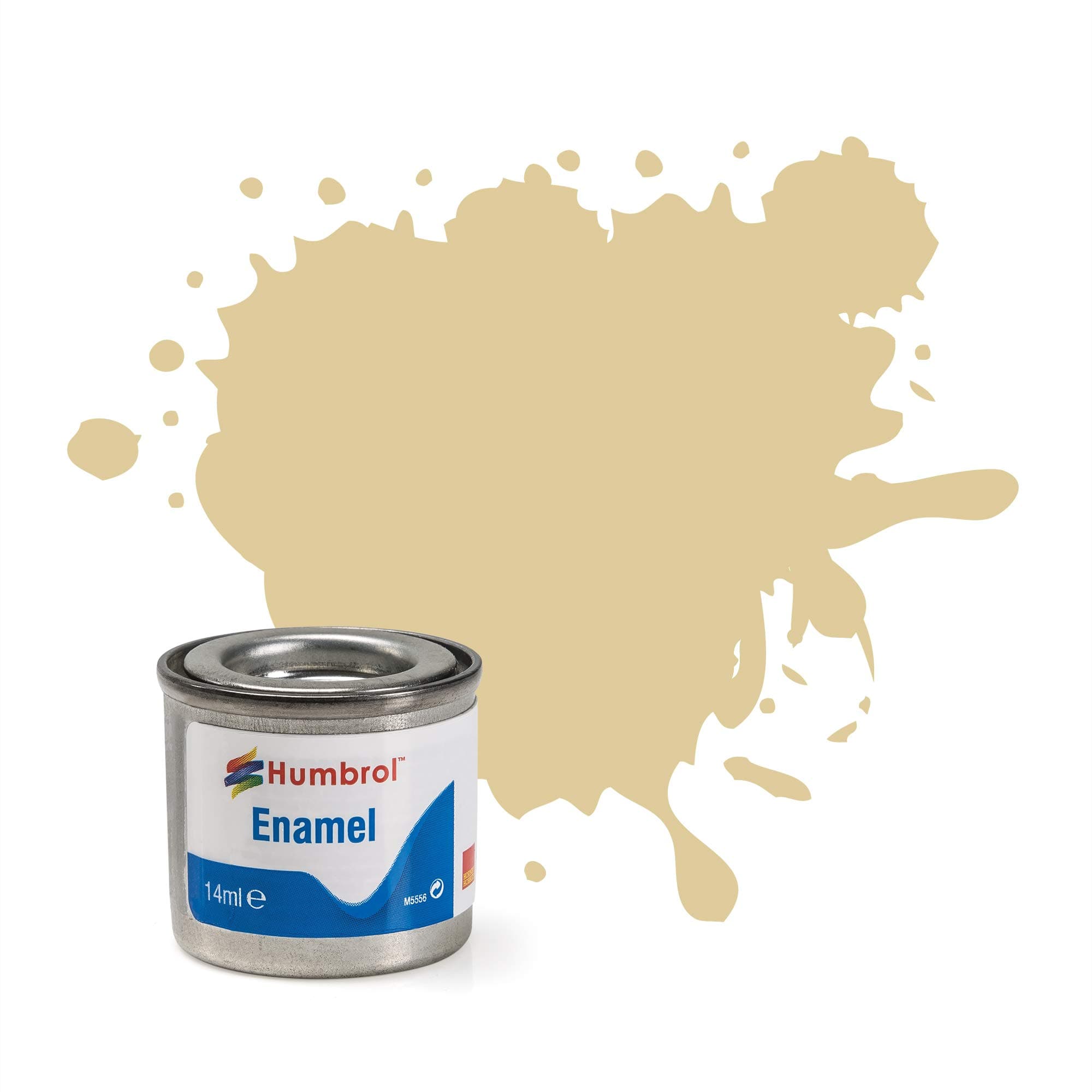Humbrol AA1331 121 Pale Stone Matt - 14ml Enamel Paint Enamel Tins