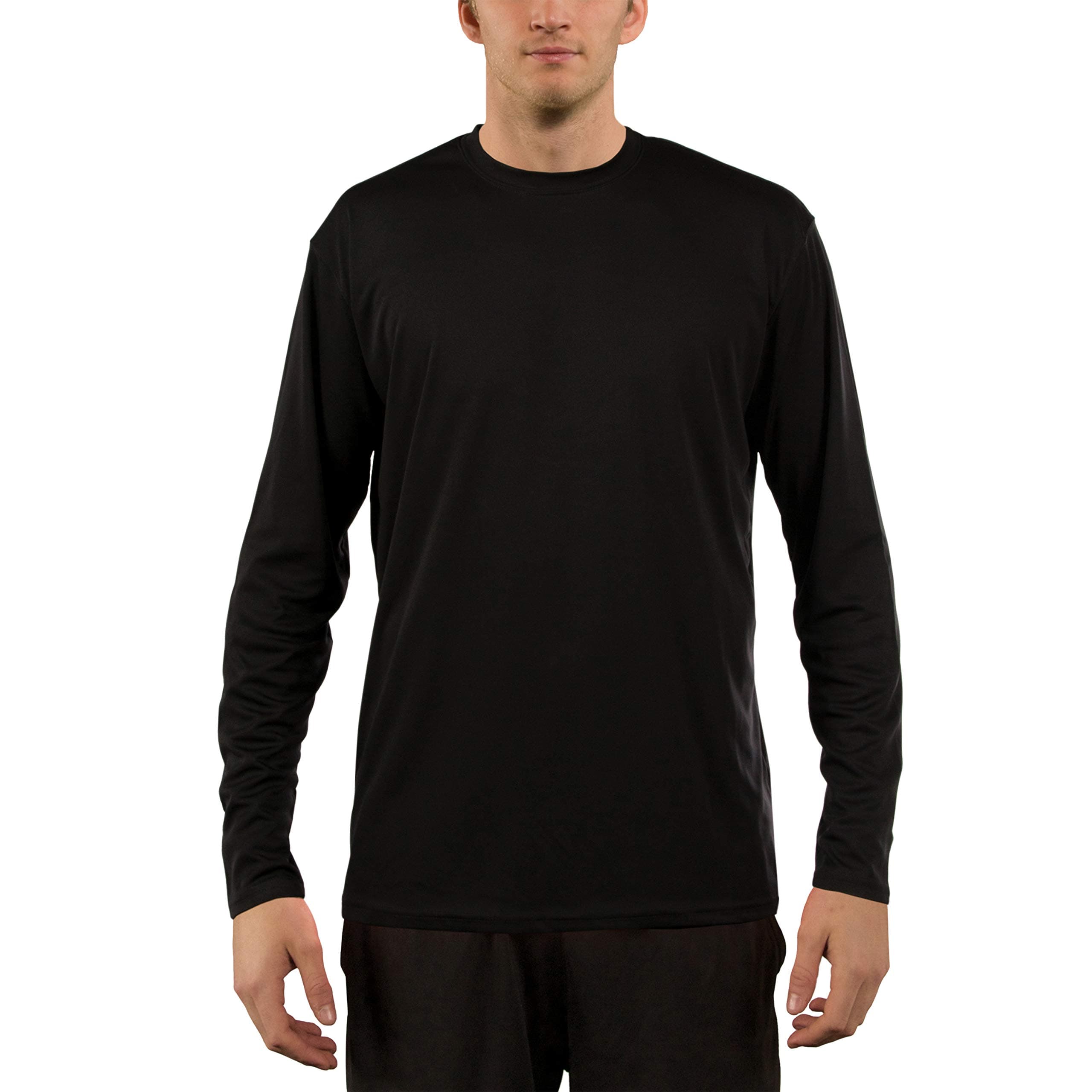 Vapor Apparel Men's Outdoor UPF 50+ Long Sleeve T-Shirt, UV Sun Protection for Fishing, Running, Hiking, Swimming