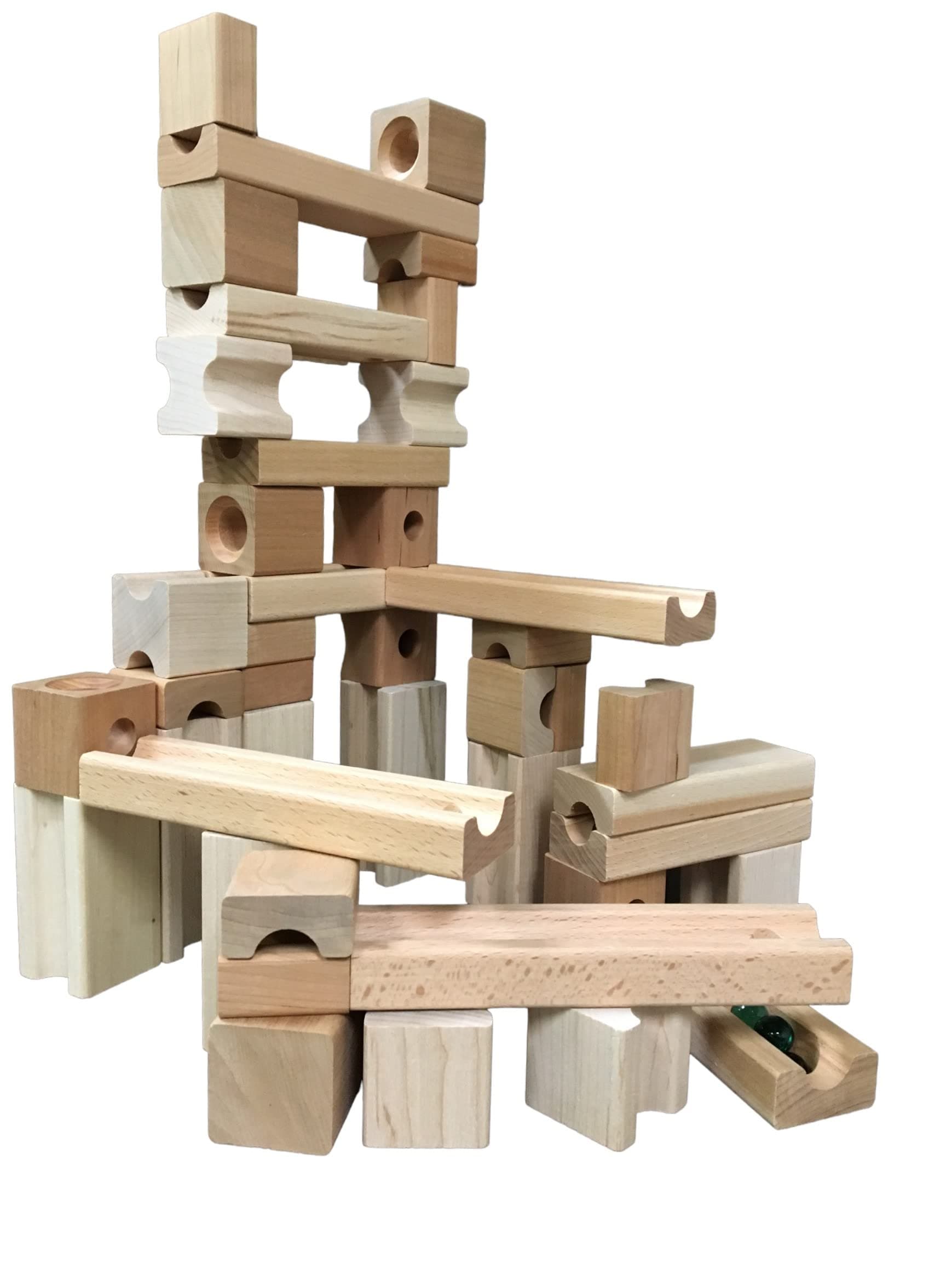Blocks and Marble Run for Children 4+ Years