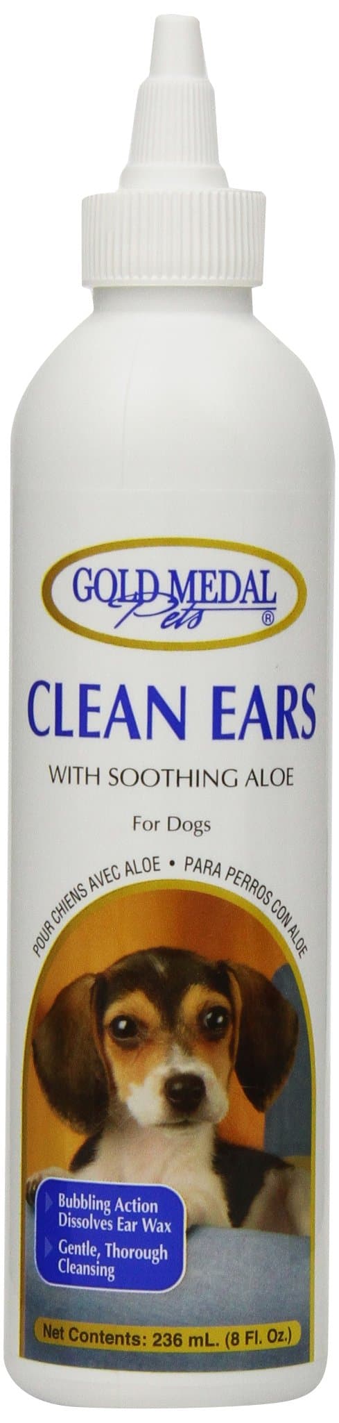 Gold Medal Pets Clean Ears for Dogs and Cats, 8-Ounce