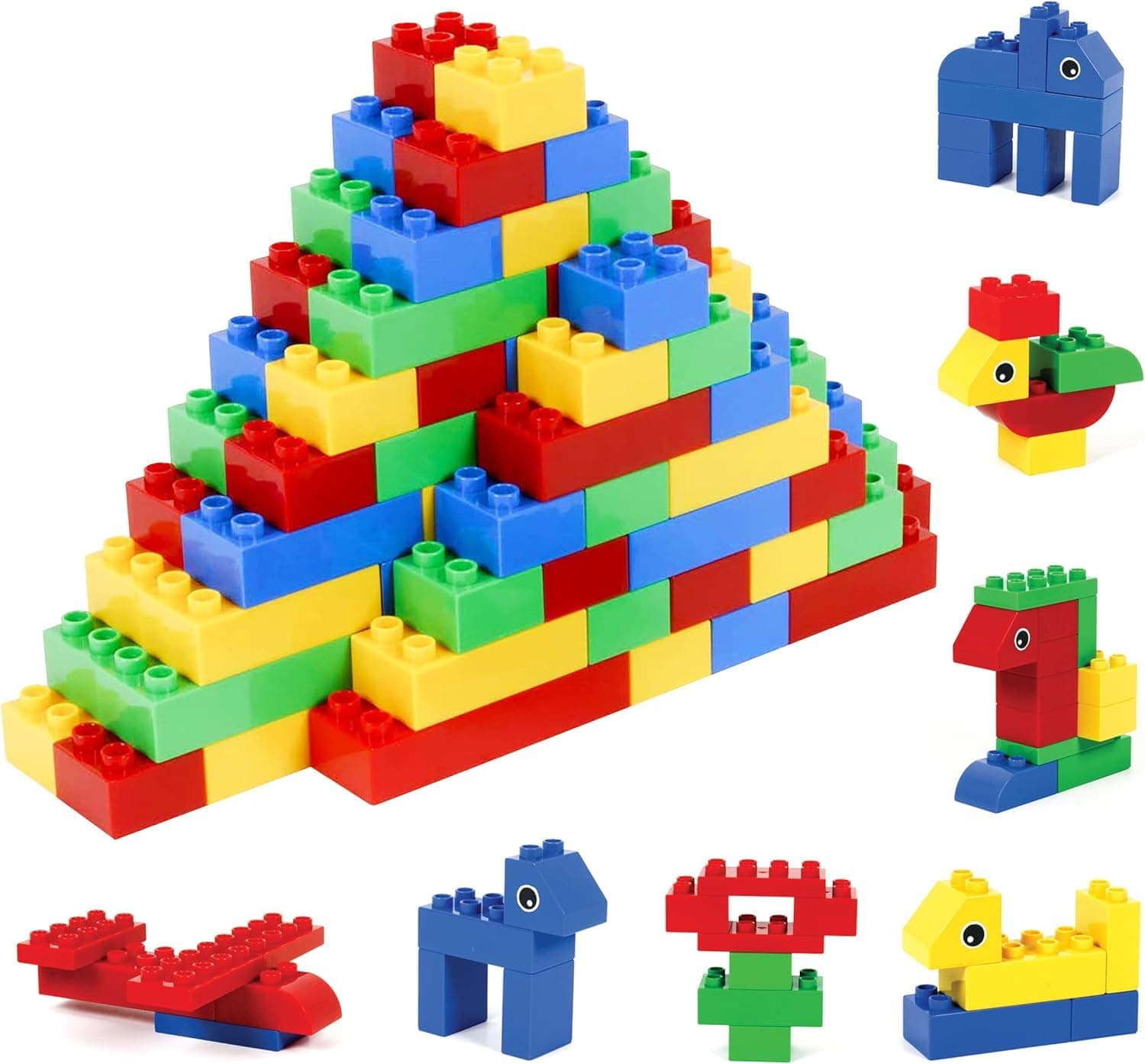 Brickyard Building Blocks 177 Pieces Large Building Block Toys