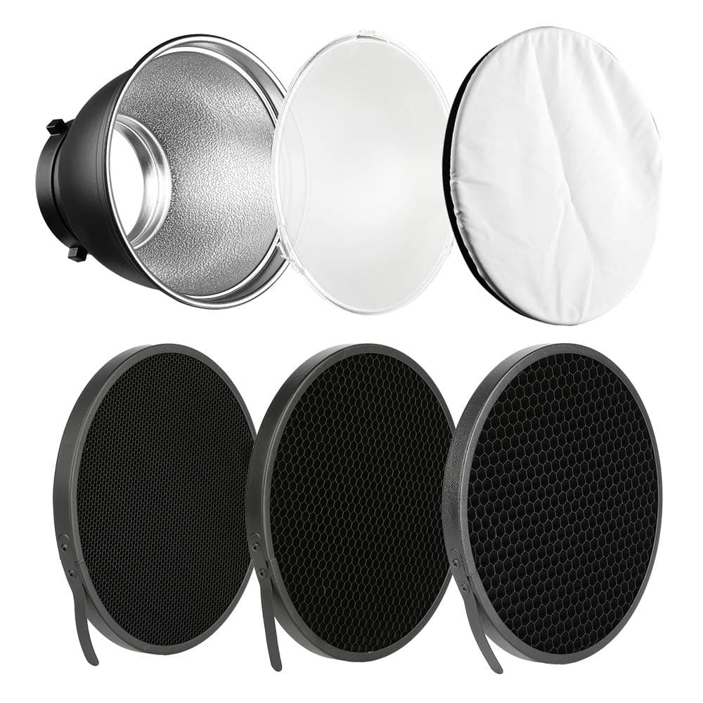 soonphoUnisex Standard Reflector Diffuser Lamp Shade Dish with 10° /30°/ 50° Degree