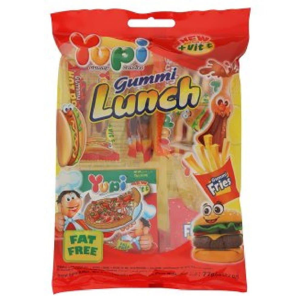 Lunch Gummy Candies 77g (9 Packs)