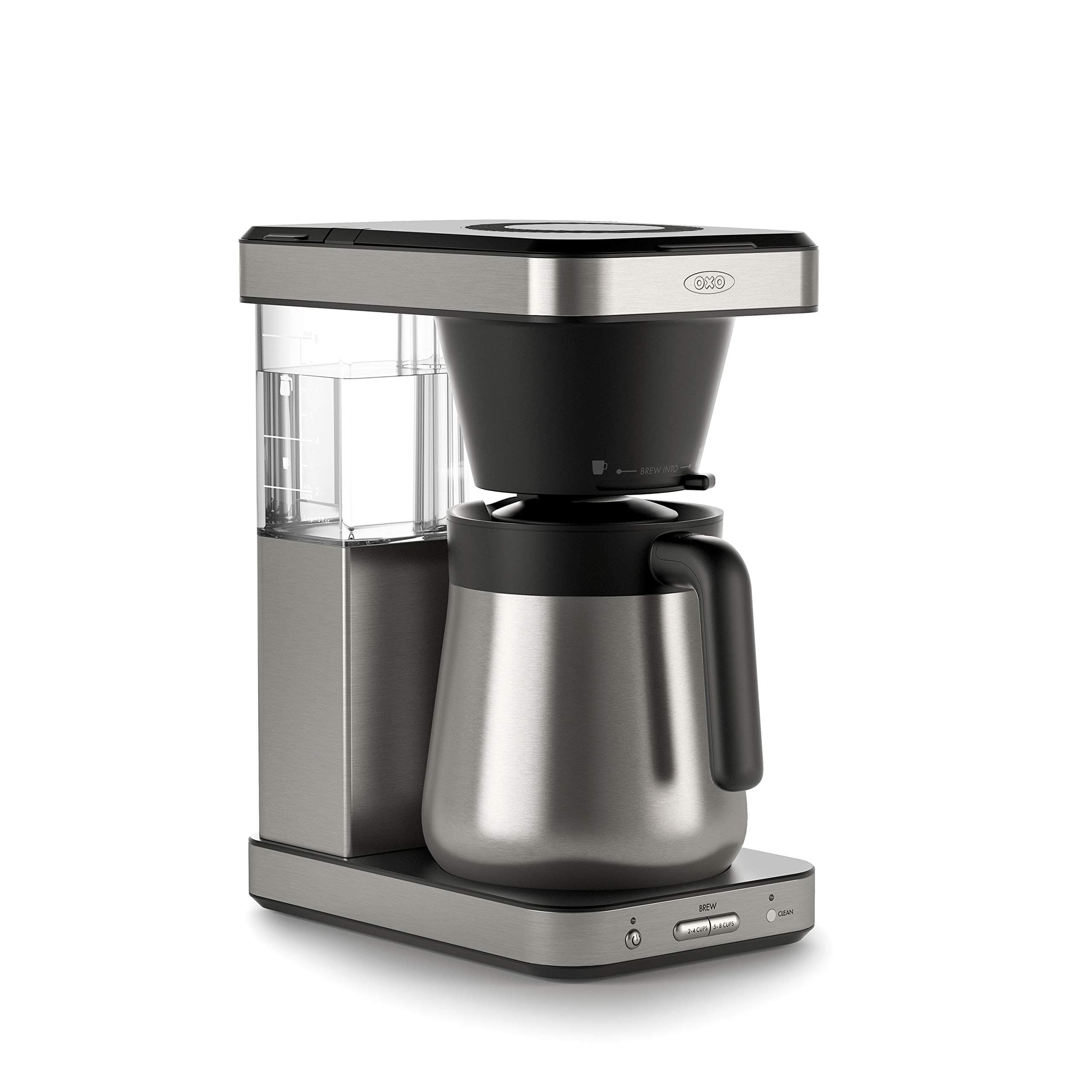 Brew 8-Cup Coffee Maker - Single-Serve & Carafe, Thermal Stainless Steel, SCA Certified
