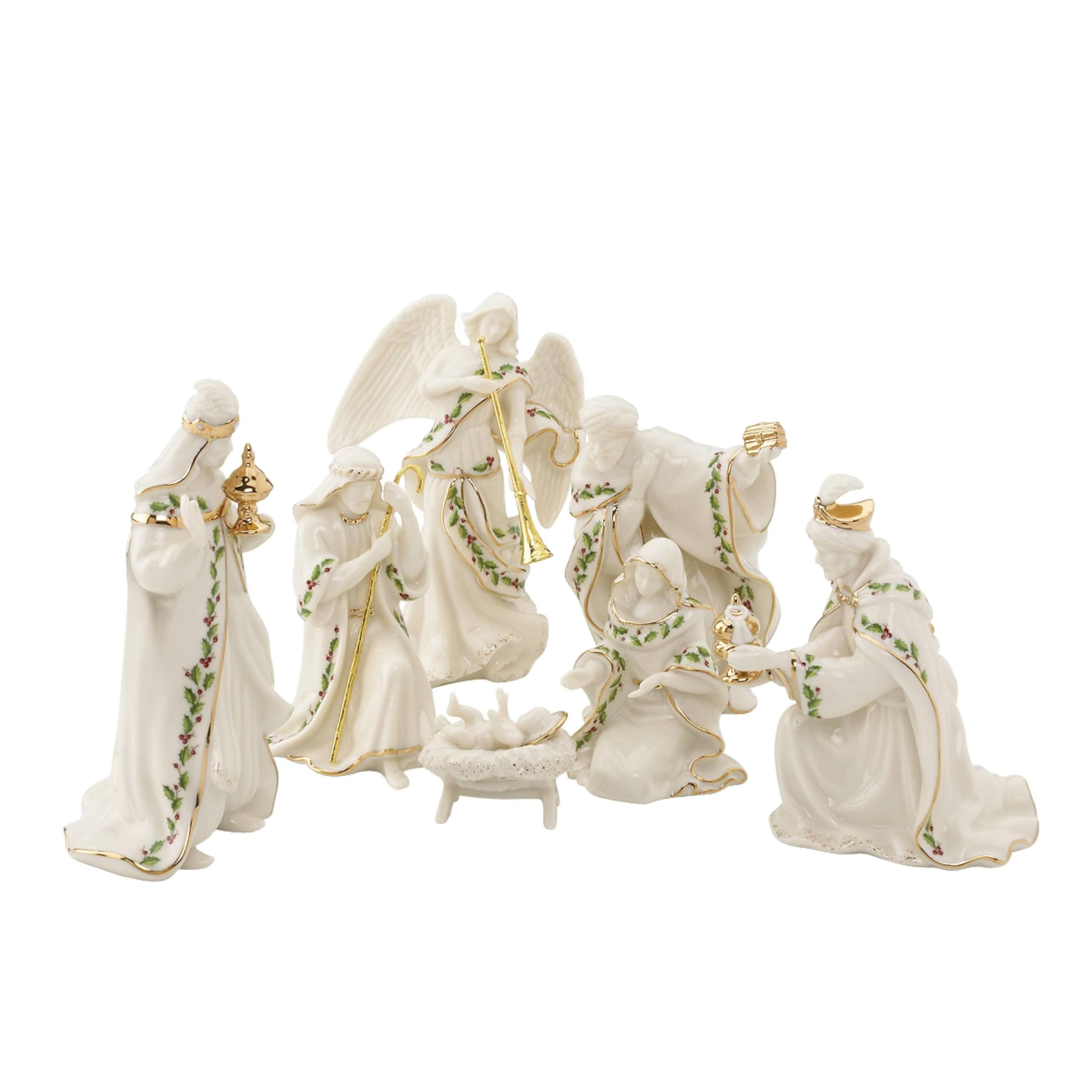 806053 Holiday 7-Piece Mini Nativity Set, Ivory, 1.60 LB