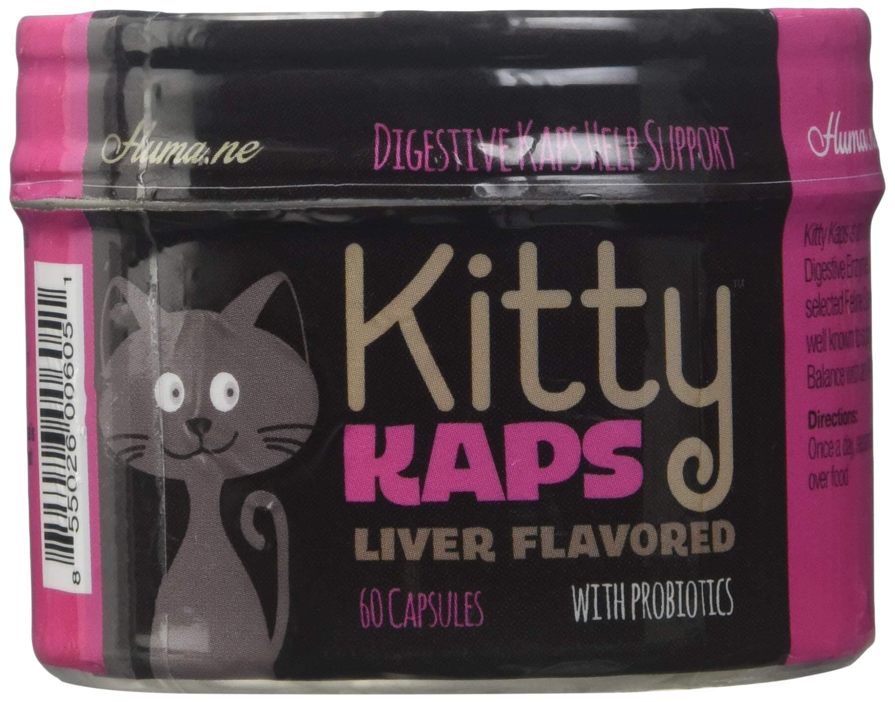 Kitty KAPS (Digestive) Sprinkle KAPS - Probiotic Health Supplement for Cats -Supports Healthy Digestion, Boosts Immune System, Reduces Hairballs & Vomiting