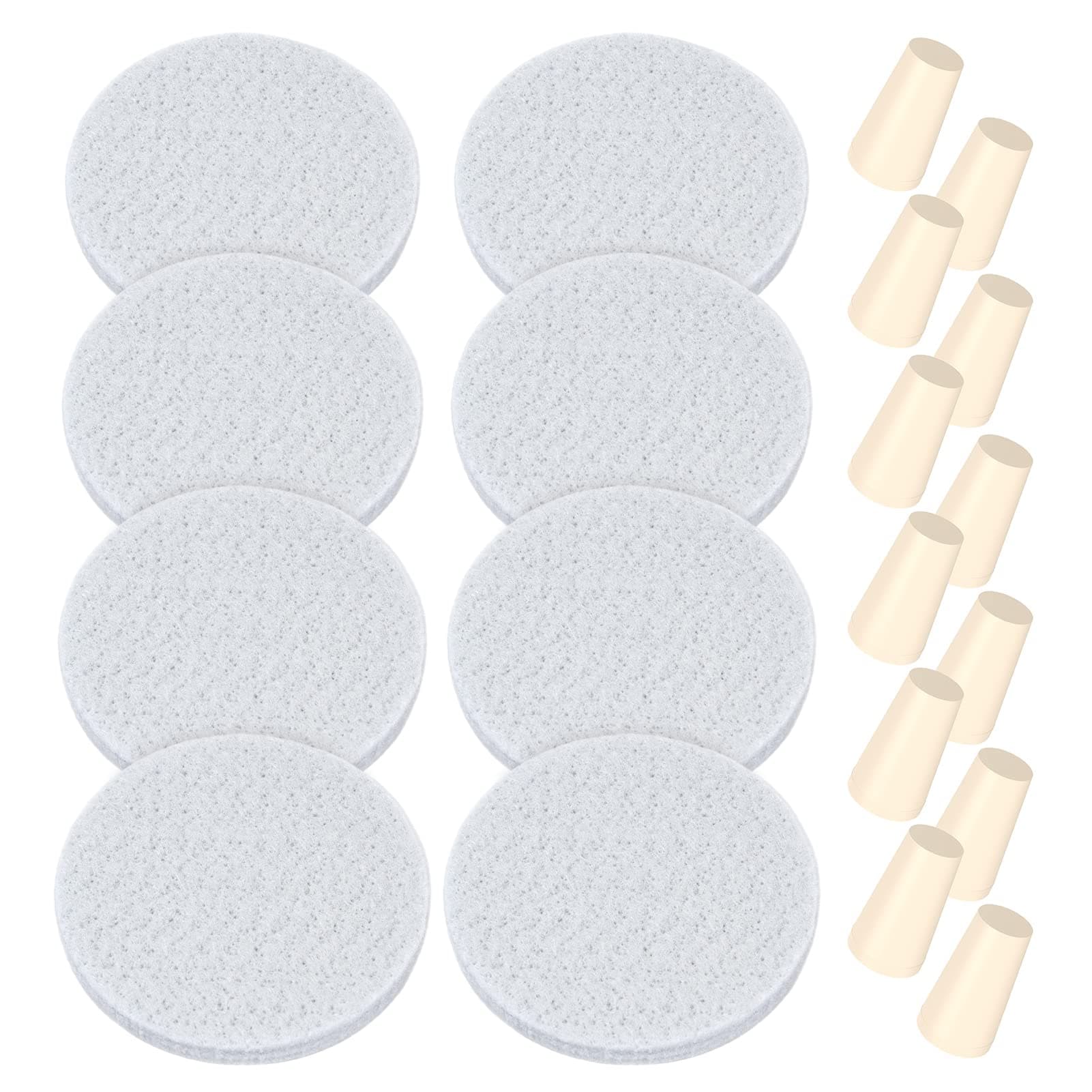 20Pcs Reusable Cold Brew Coffee Filters and Stoppers Replacement Compatible with Toddy Cold Brew System (Include 8Pcs Coffee Filters & 12Pcs Rubber Stoppers)