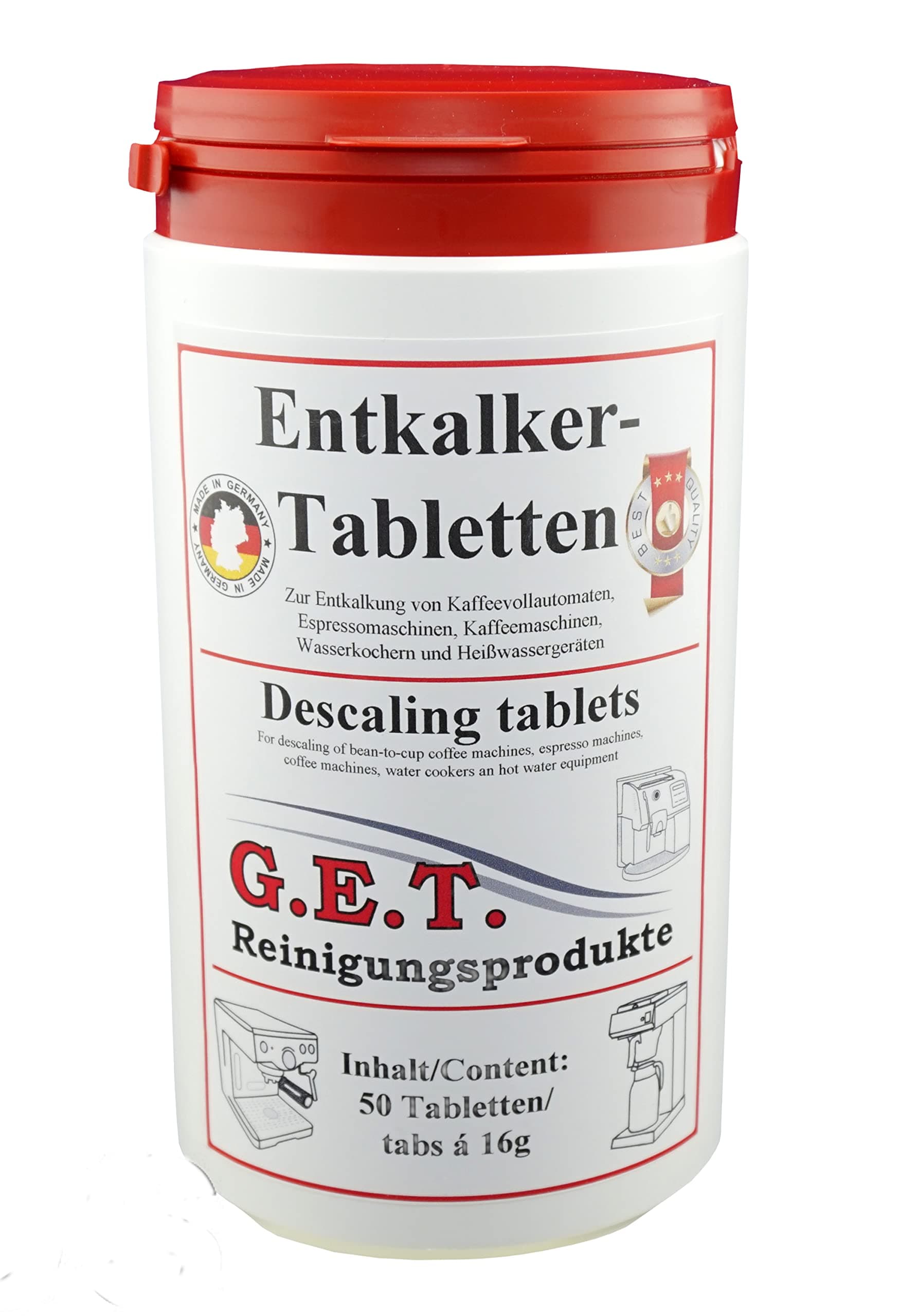 Special Descaler Tablets for coffee machines and espresso machines