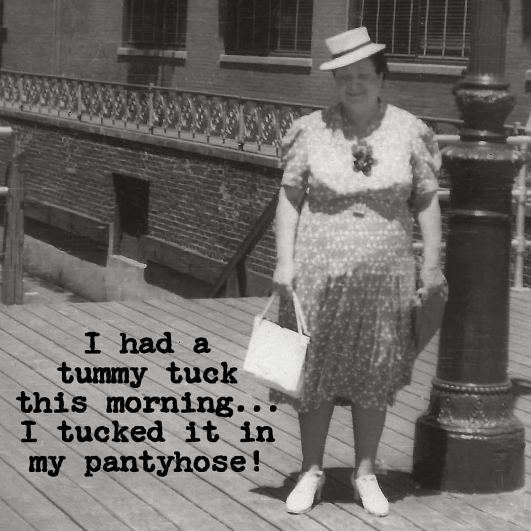 Trash Talk by Annie Tummy Tuck Magnet