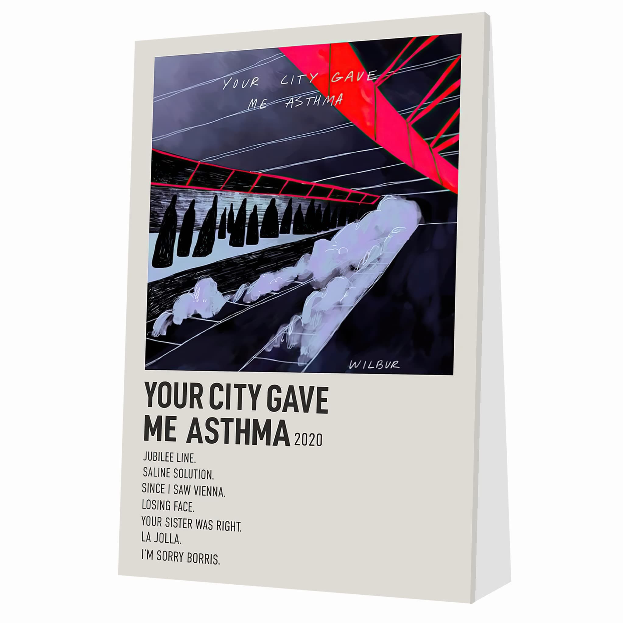 Wilbur Soot Your City Gave Me Asthma Poster Album Poster Album Cover Poster (Unframe 12x18inch)